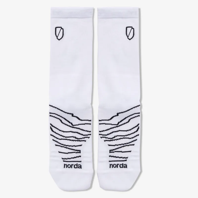 Performance Sock - U - White made by Norda