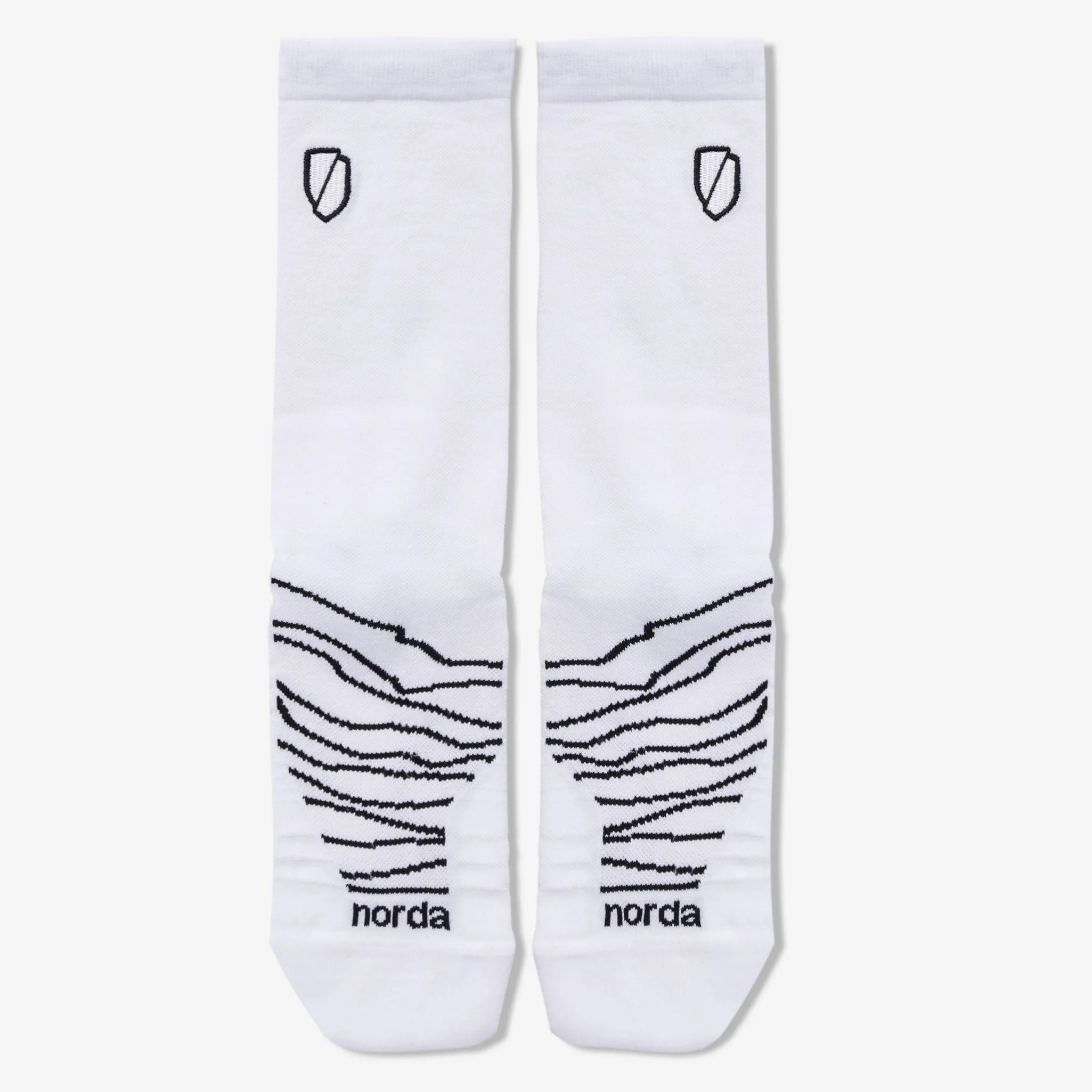Performance Sock - U - White sold by Norda
