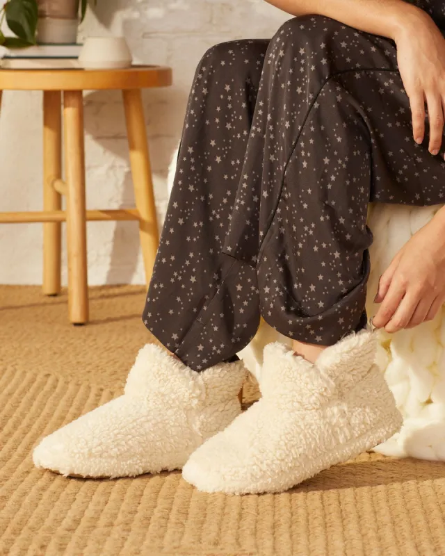 Super-Soft Sherpa Bootie sold by UpWest