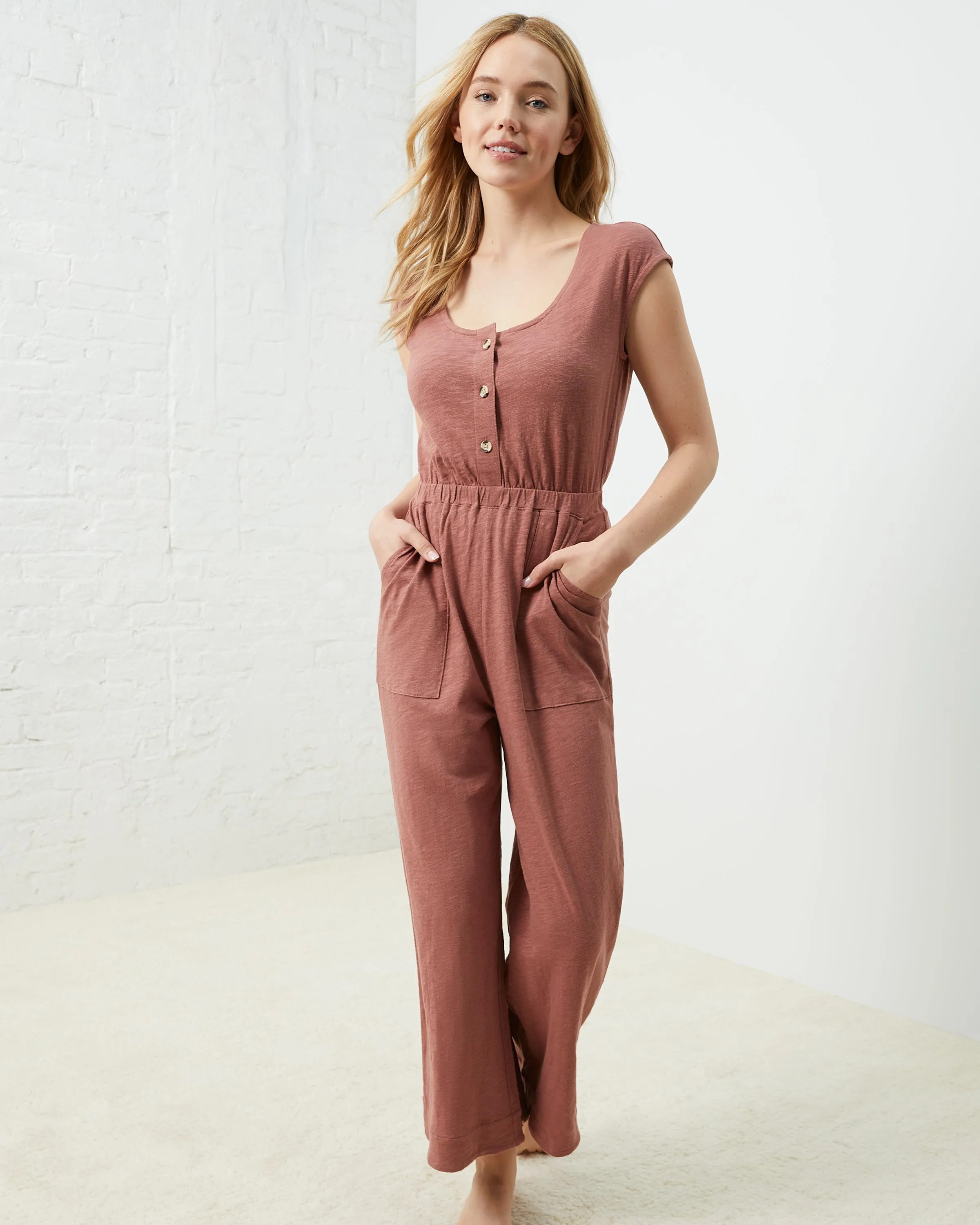 Perfect Wide-Leg Romper sold by UpWest