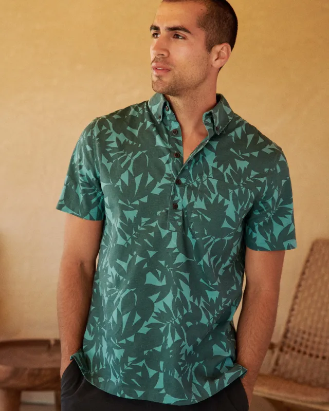 EcoHemp Half-Placket Shirt sold by UpWest