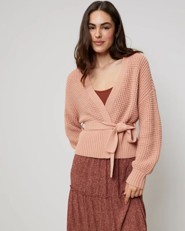 Weekend Tie Cardigan sold by UpWest