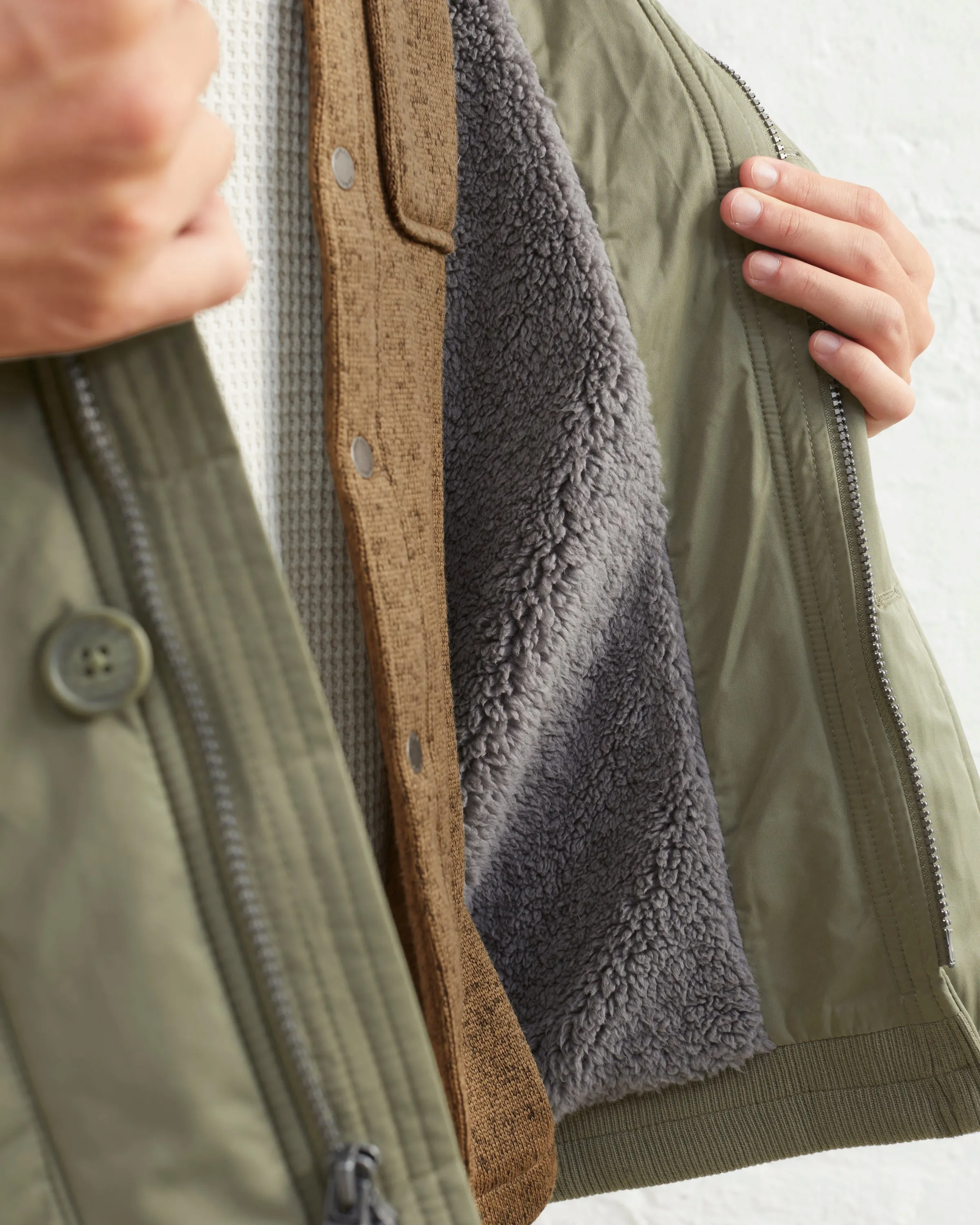 Sherpa-Lined Puffer Coat sold by UpWest product image thumbnail 5