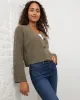 Comfy Cropped Rib Cardigan sold by UpWest