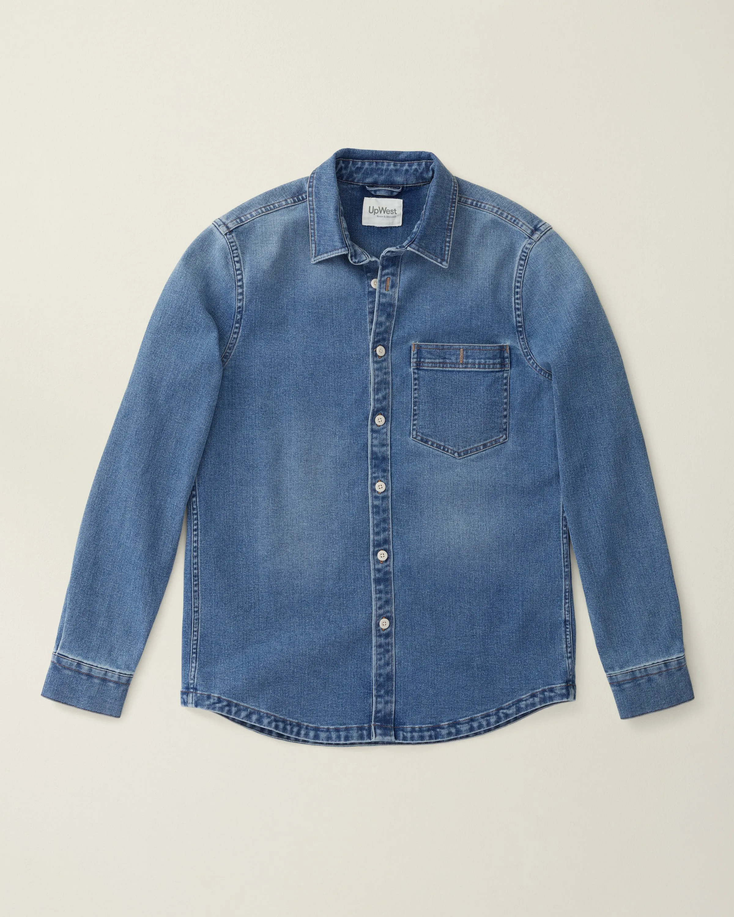 The Everyone Denim Overshirt sold by UpWest