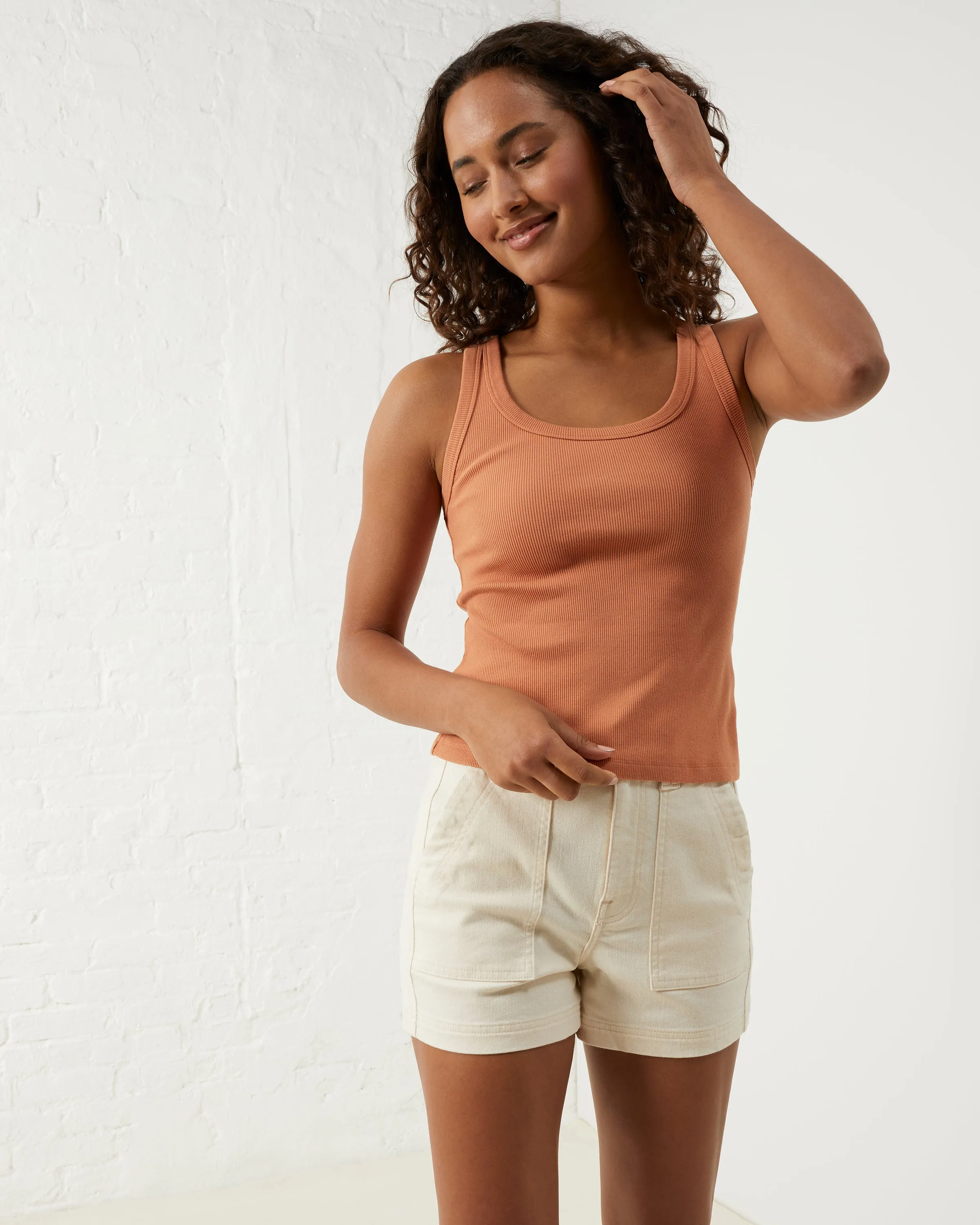 Ribbed Layering Tank sold by UpWest product image thumbnail 4