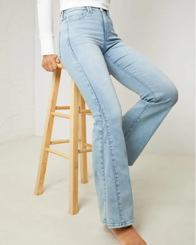All-Day Flare Denim sold by UpWest