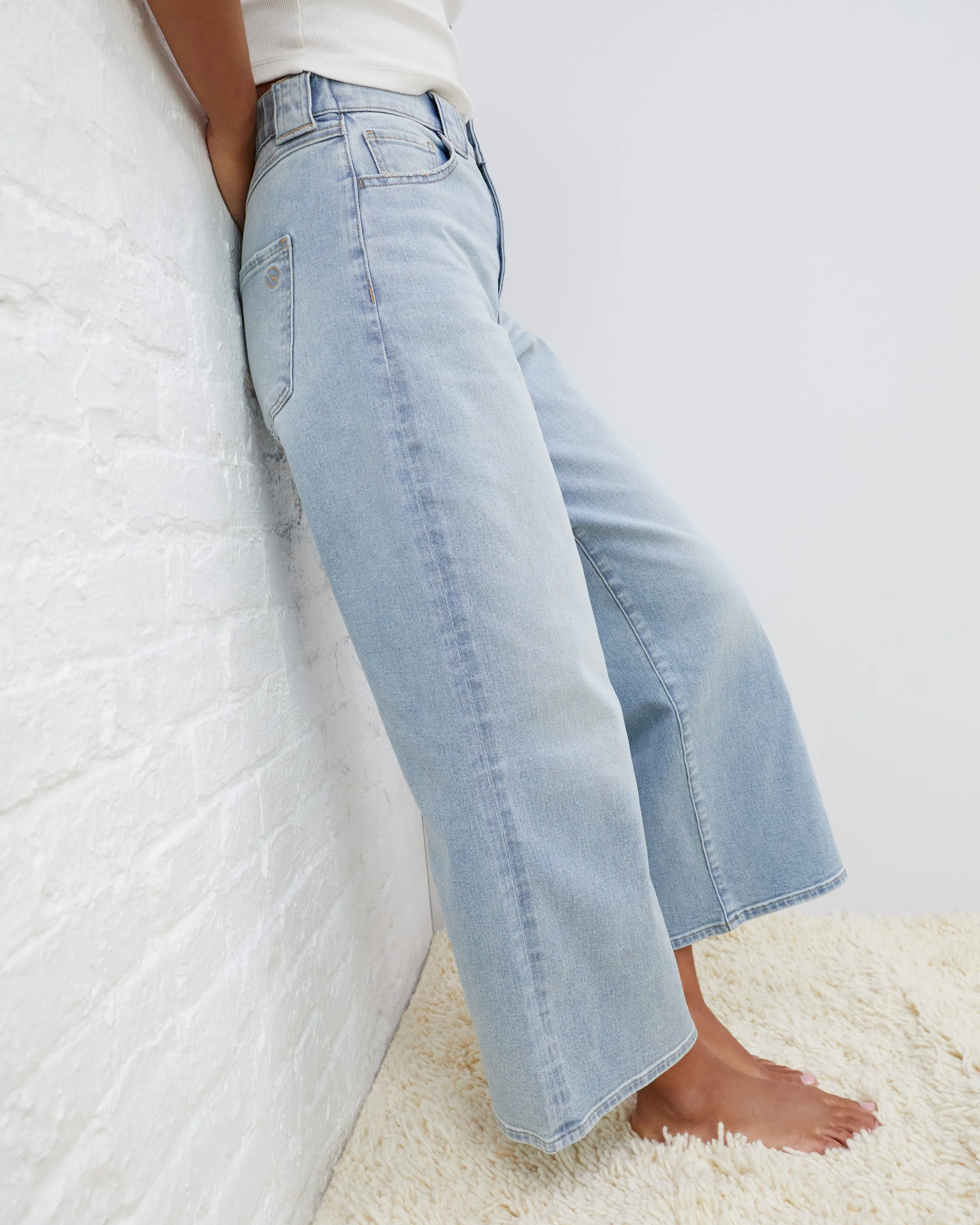 Wide-Leg Light Wash Denim sold by UpWest product image thumbnail 2