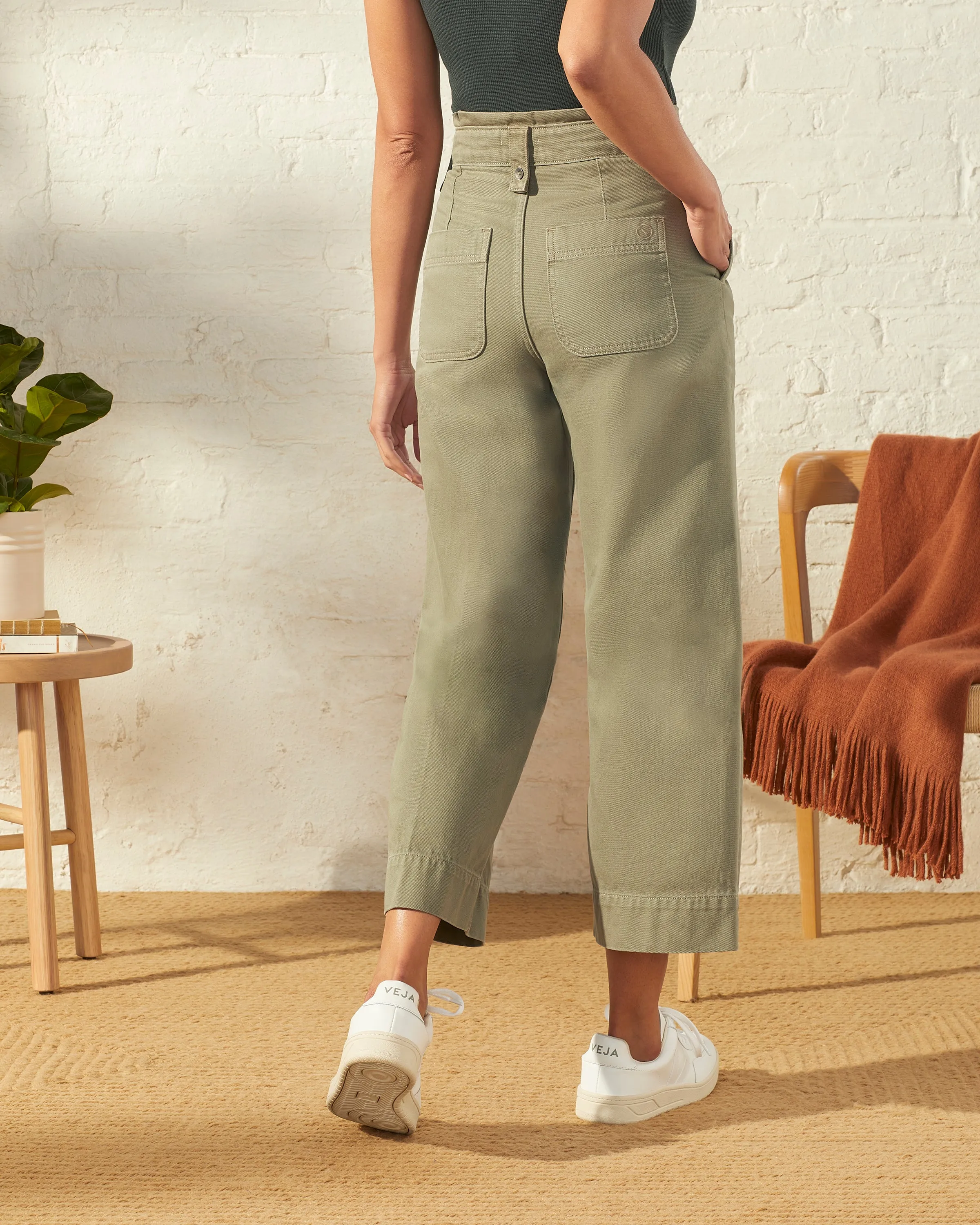 Pleated Wide-Leg Trouser sold by UpWest product image thumbnail 2