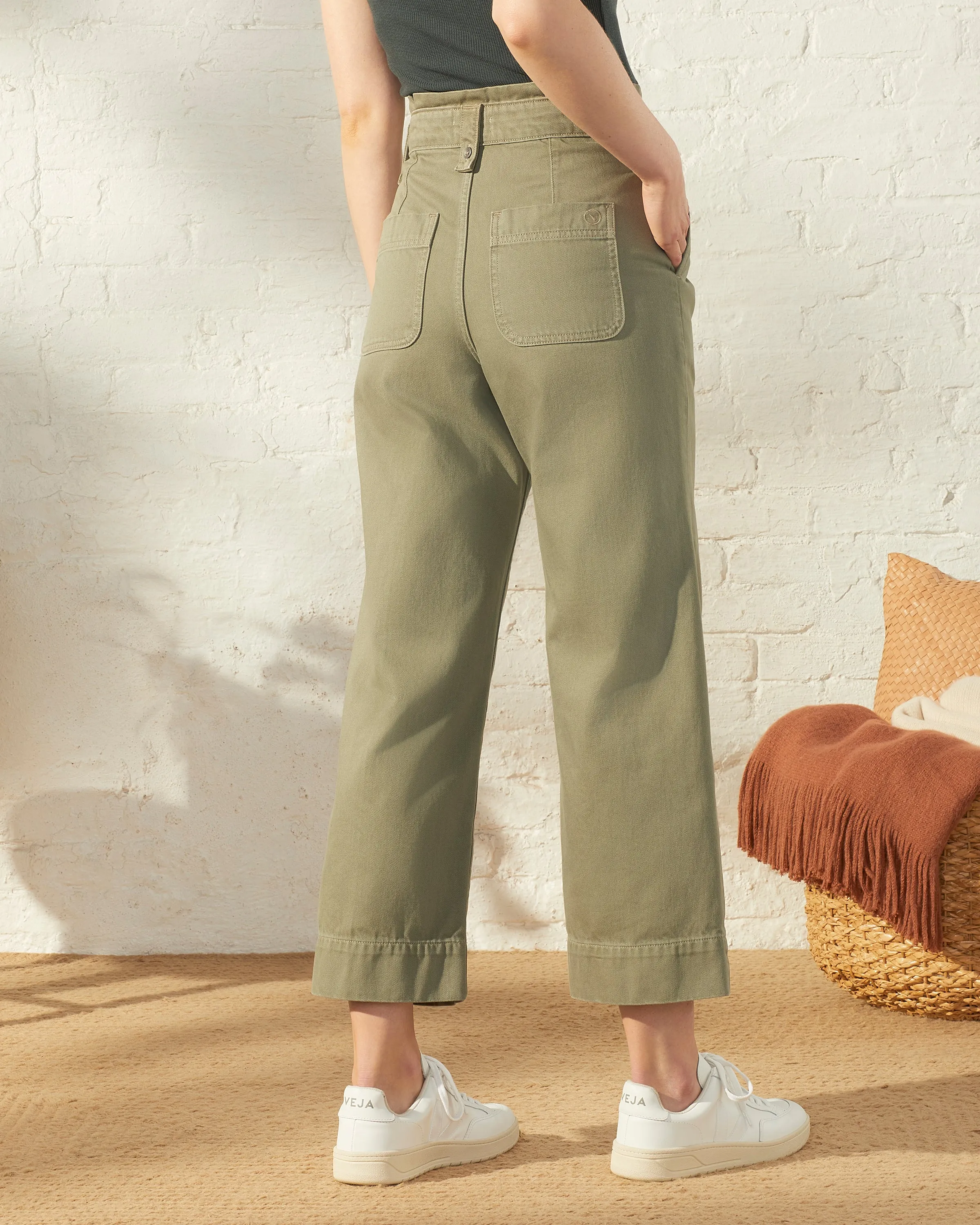 Pleated Wide-Leg Trouser sold by UpWest product image thumbnail 4