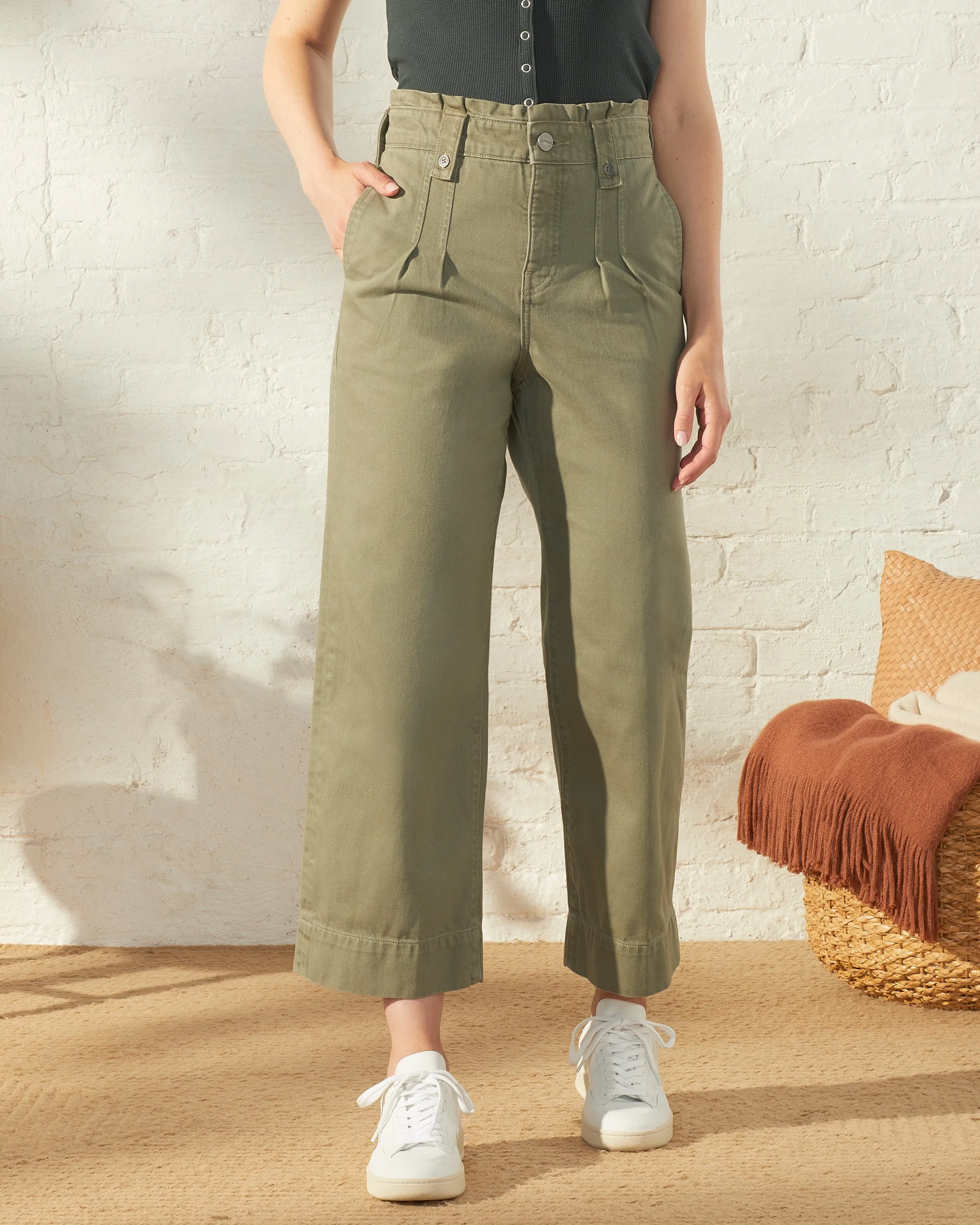 Pleated Wide-Leg Trouser sold by UpWest product image thumbnail 3