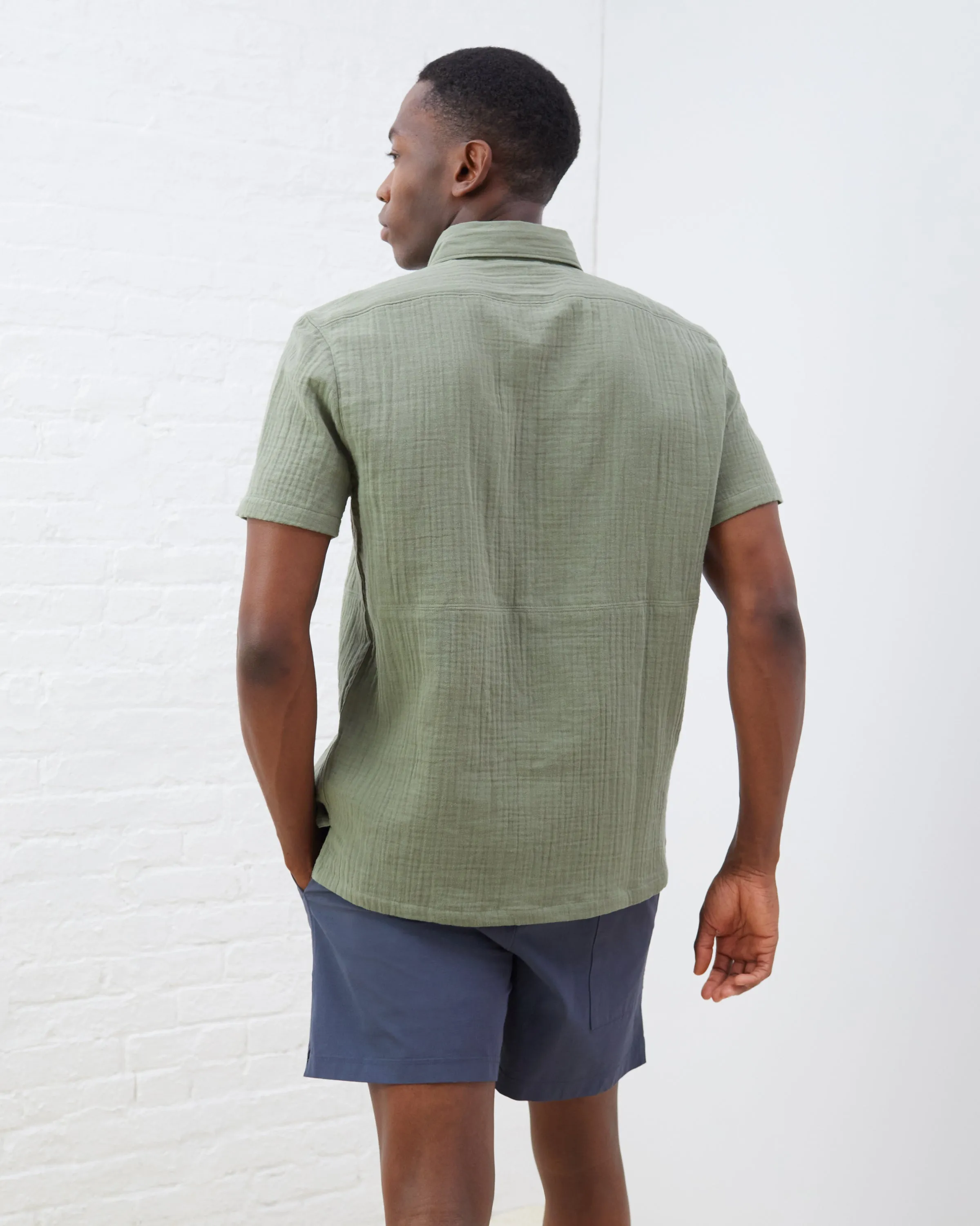 Coastal Cotton Button-Down Shirt sold by UpWest product image thumbnail 2