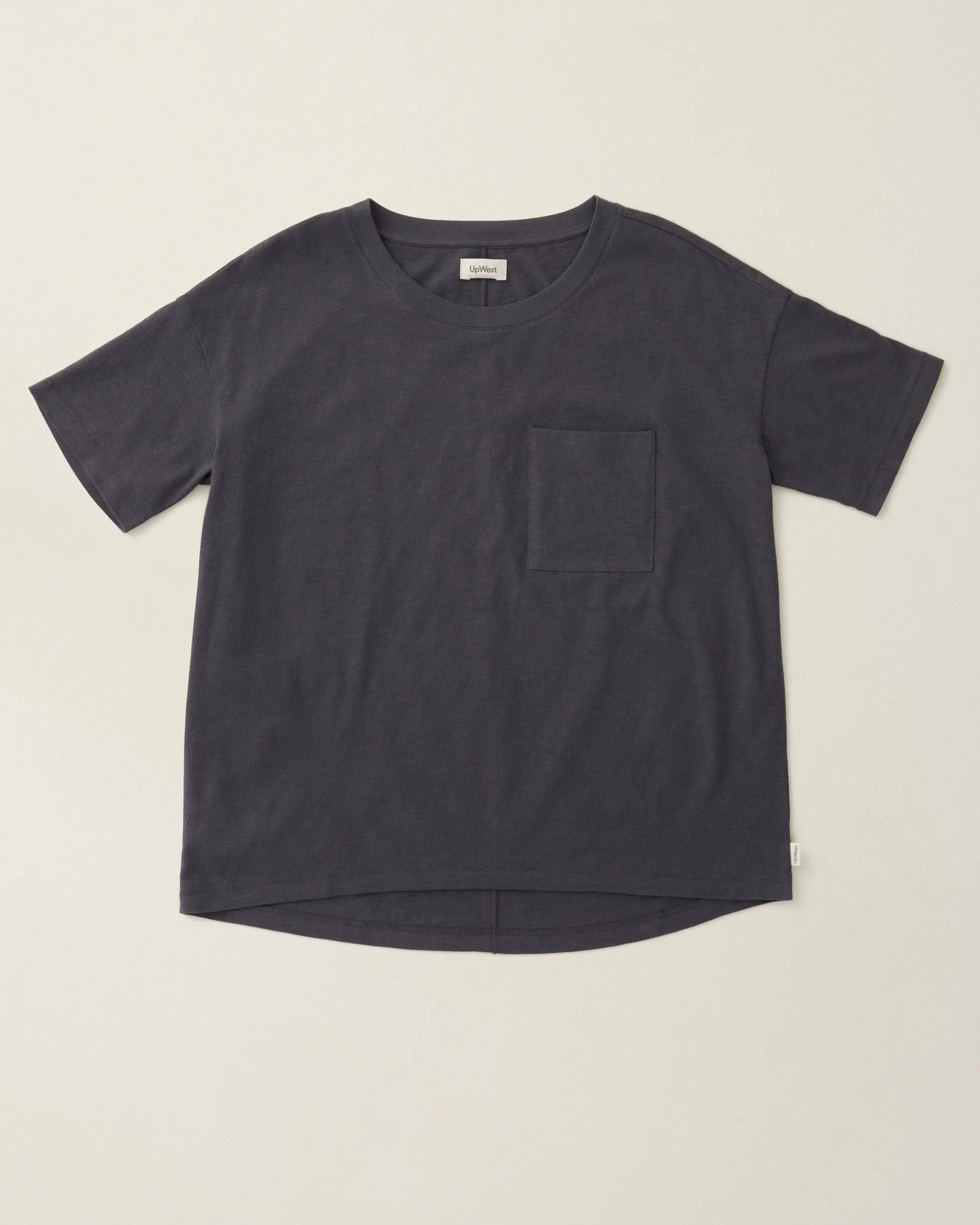 Anytime Oversized Crewneck Pocket Tee sold by UpWest product image thumbnail 5