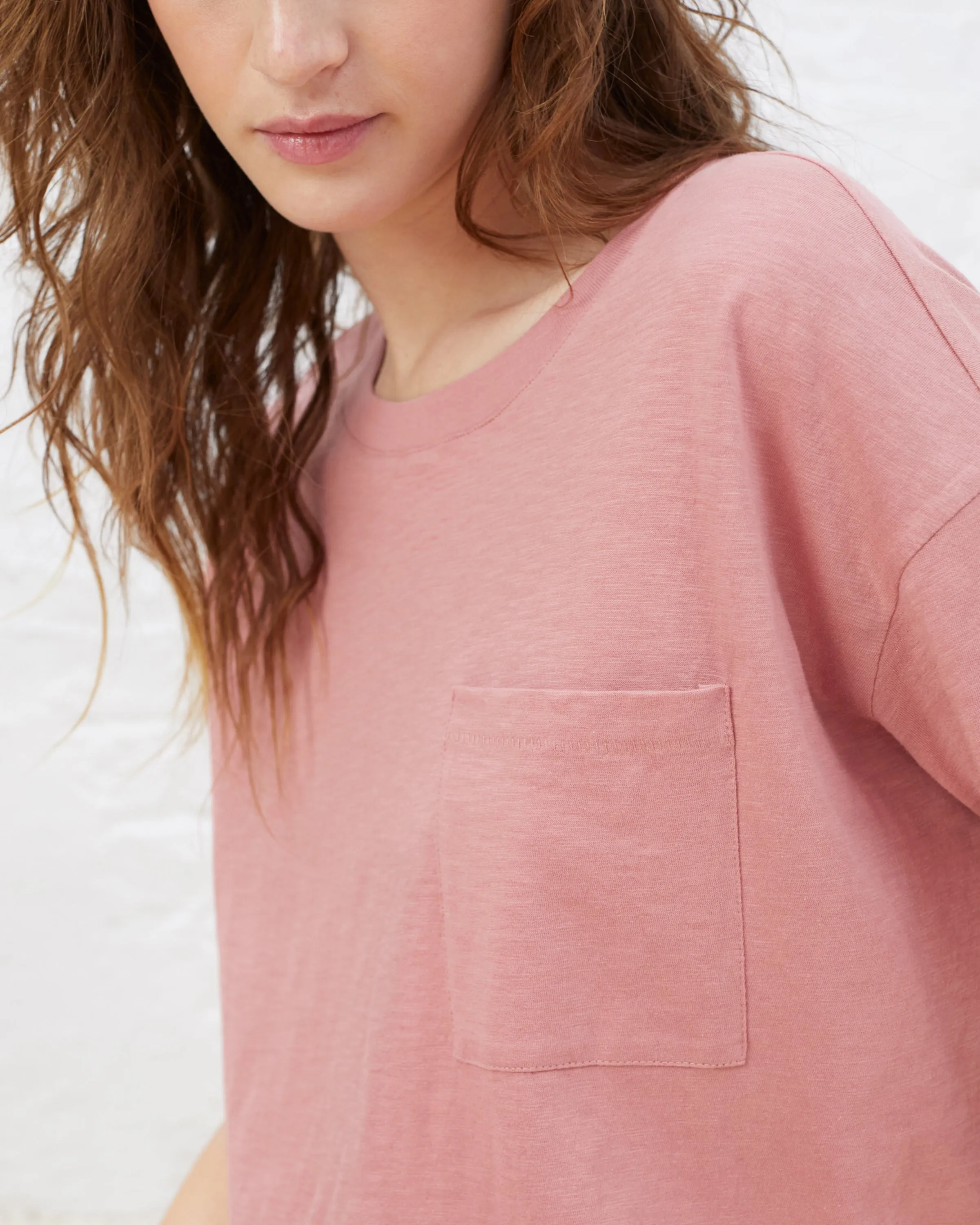 Anytime Oversized Crewneck Pocket Tee sold by UpWest product image thumbnail 3