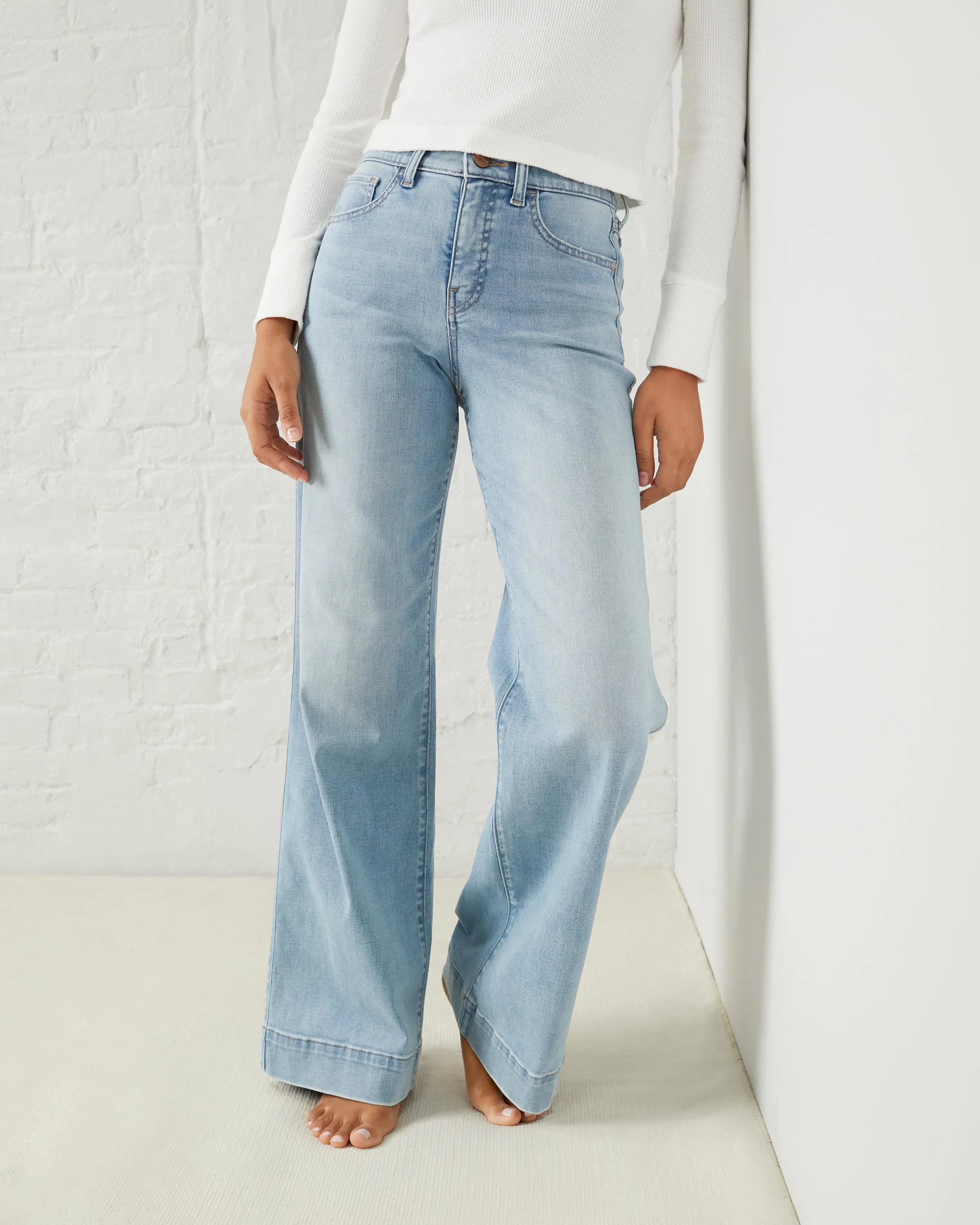 All-Day Wide-Leg Denim sold by UpWest