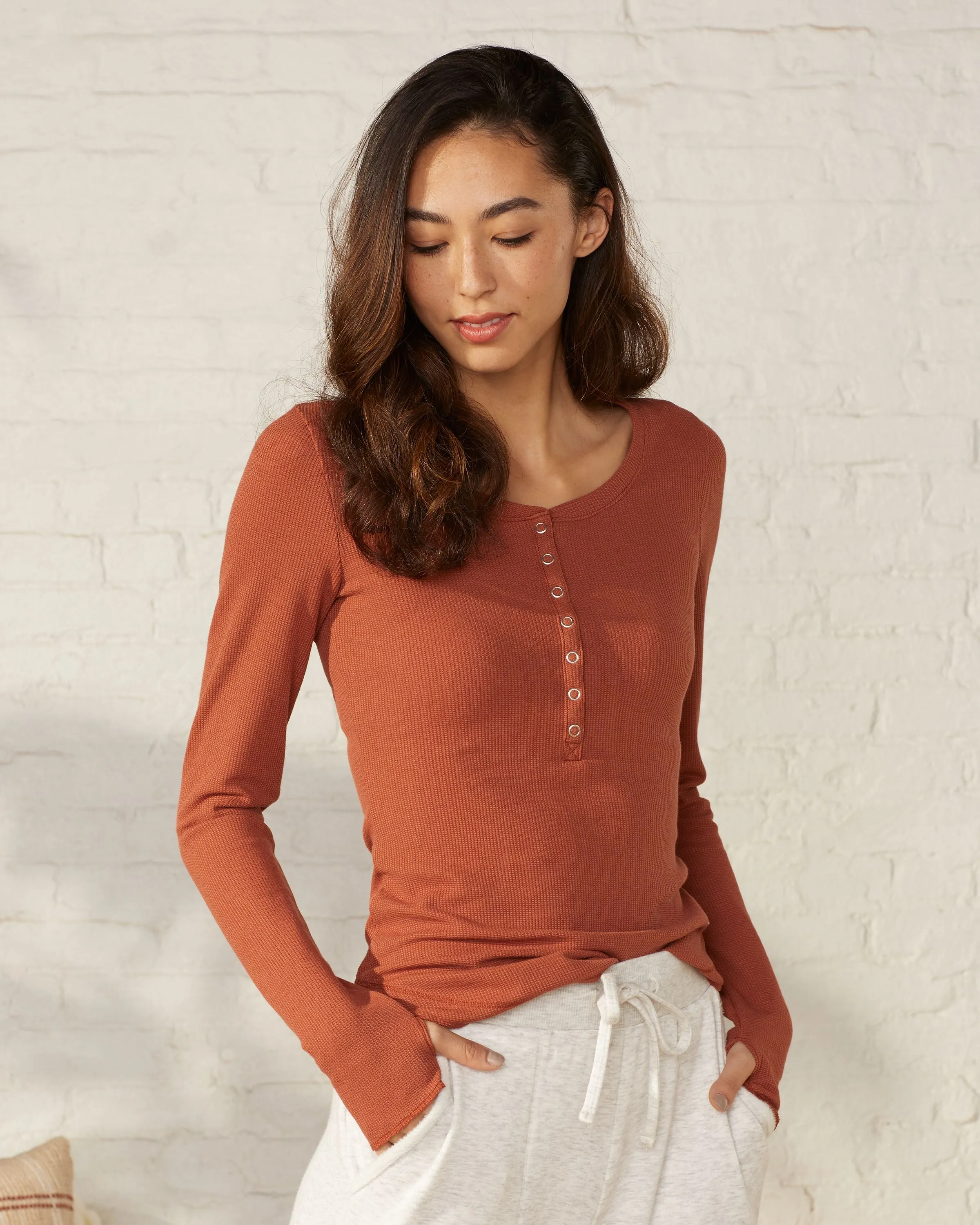 Favorite Waffle Henley sold by UpWest product image thumbnail 5