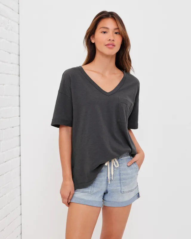 NEW Anytime Oversized V-Neck Tee made by UpWest