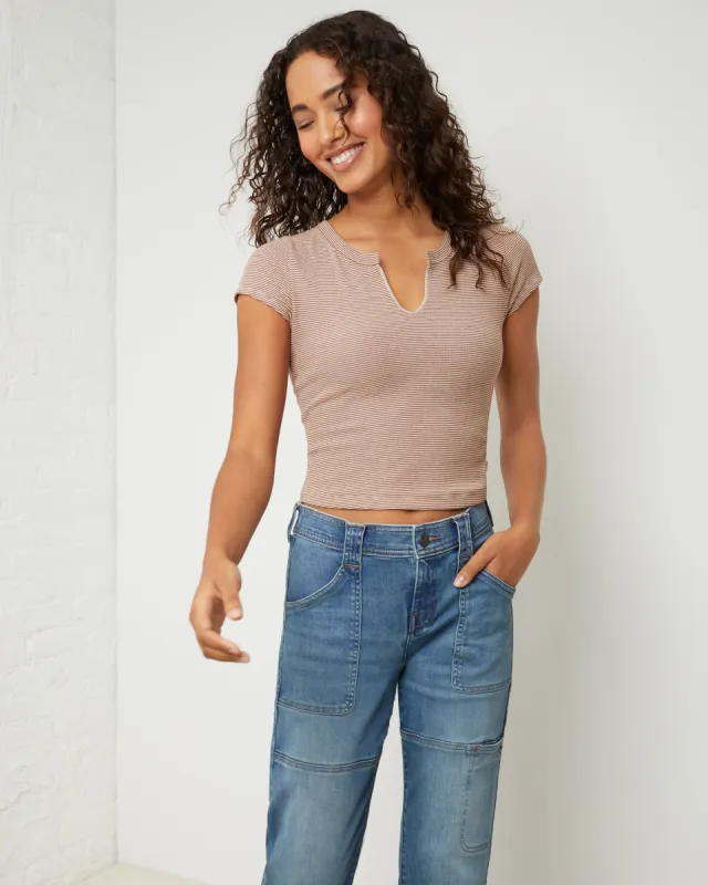 Cozy Rib Baby Tee sold by UpWest