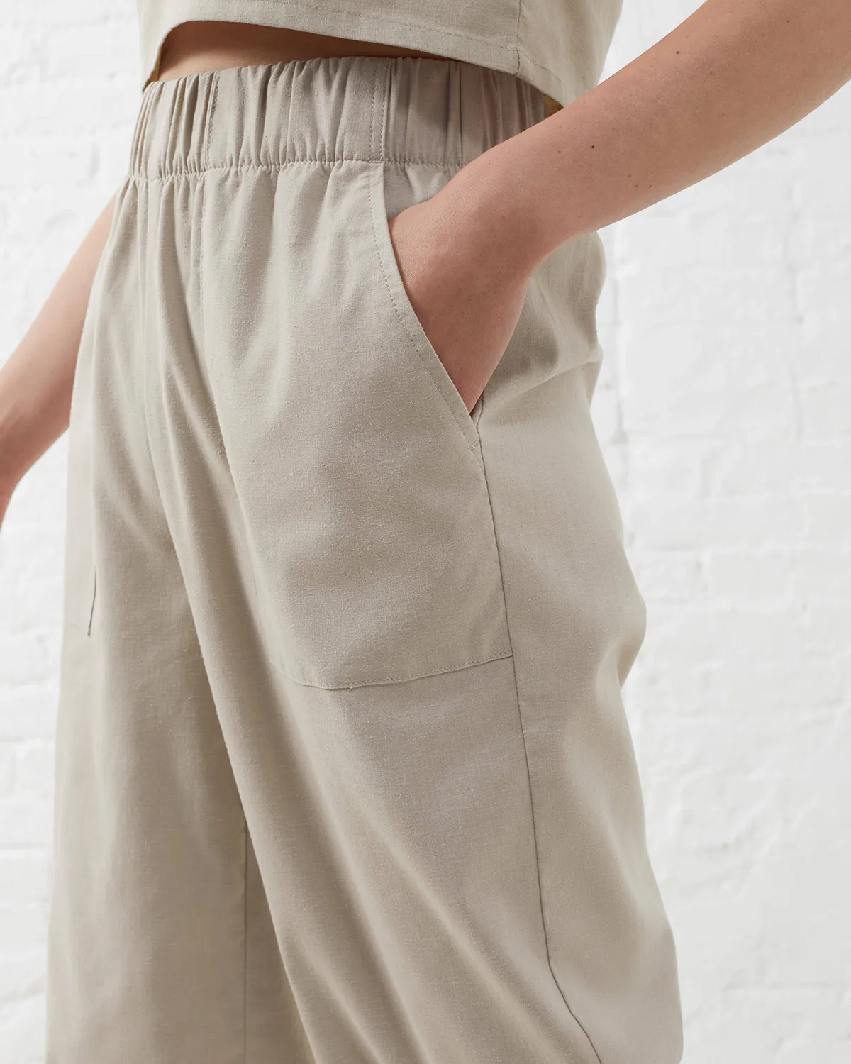 EcoHemp Wide-Leg Pull-on Pant sold by UpWest product image thumbnail 3
