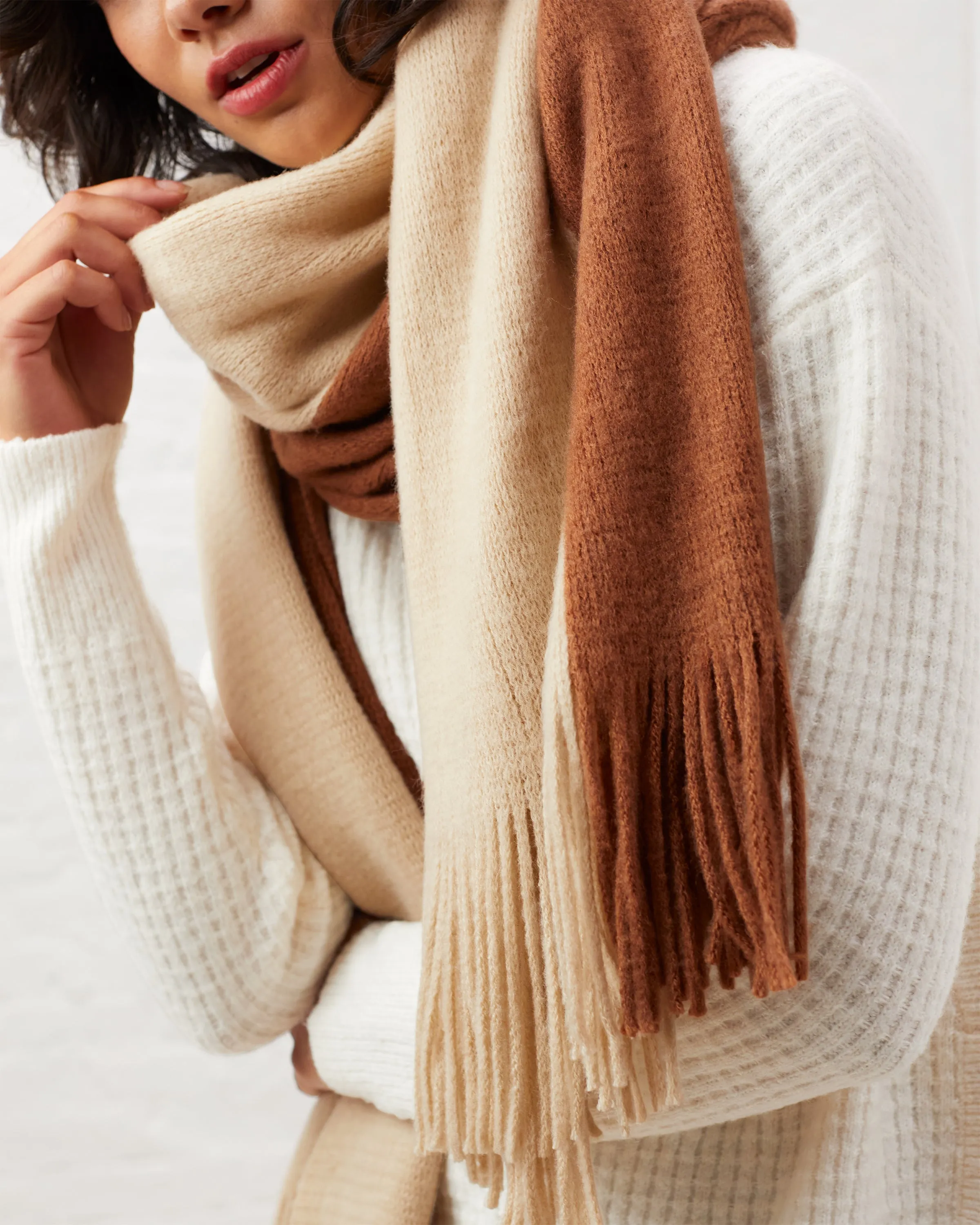 Colorblock Scarf sold by UpWest