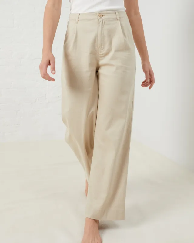 EcoHemp Tencel High-Rise Pleated Pant sold by UpWest