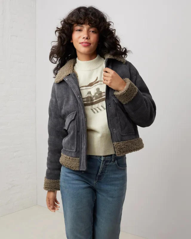 Corduroy Bomber sold by UpWest