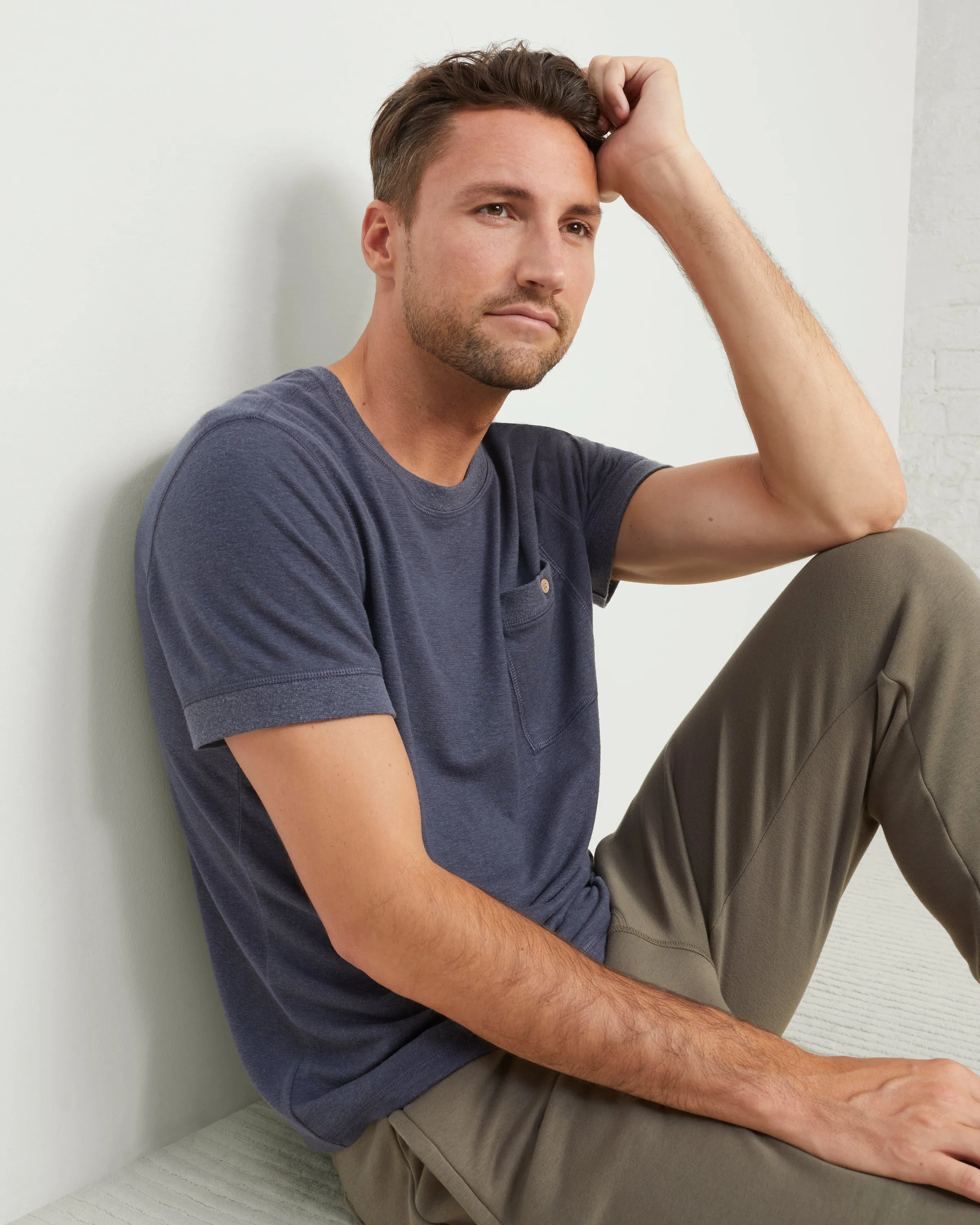 Hemp Jersey Pocket Tee sold by UpWest product image thumbnail 5