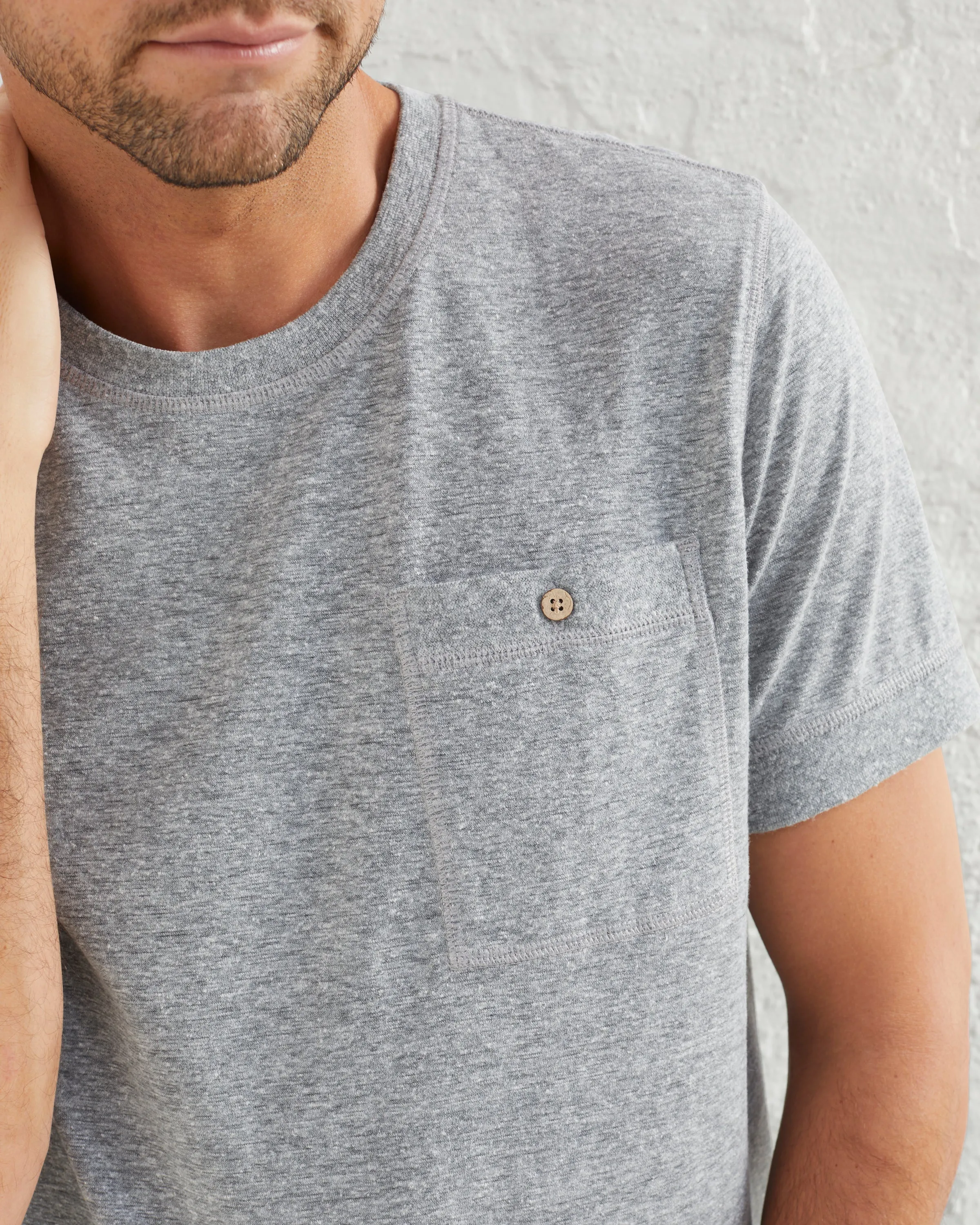 Hemp Jersey Pocket Tee sold by UpWest product image thumbnail 3