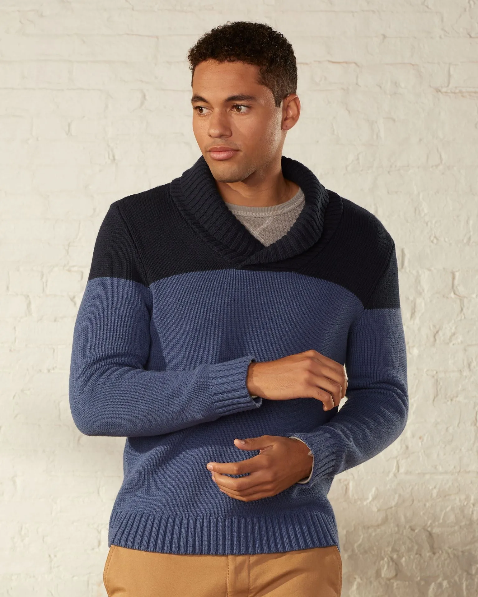 Colorblock Pullover Sweater sold by UpWest product image thumbnail 5