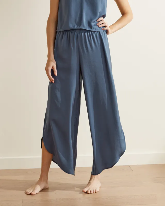 Tulip Hem Washable Satin Sleep Pant sold by UpWest