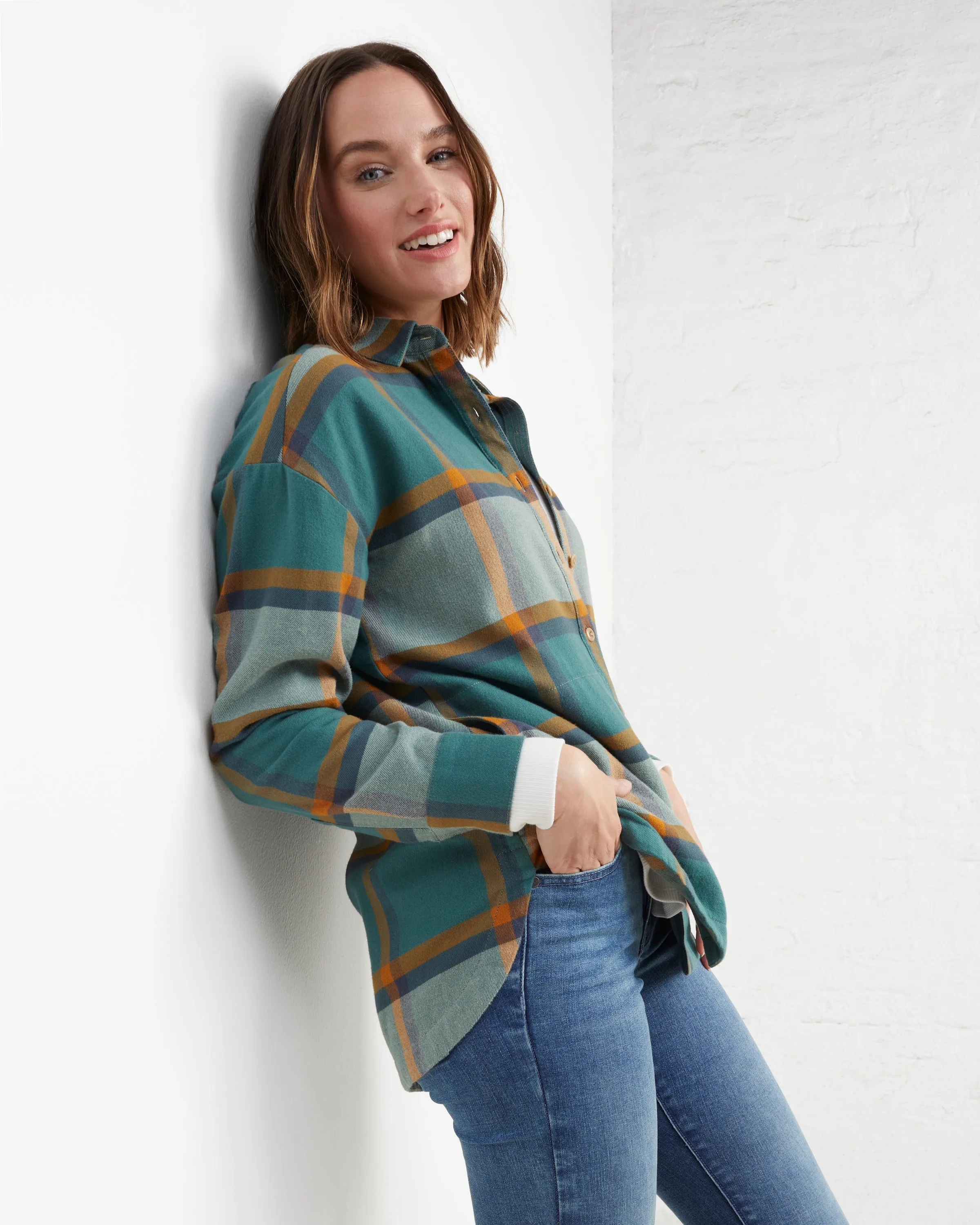 Boyfriend Brushed Flannel sold by UpWest product image thumbnail 2