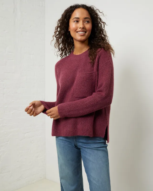 Comfy Crewneck Pocket Sweater sold by UpWest