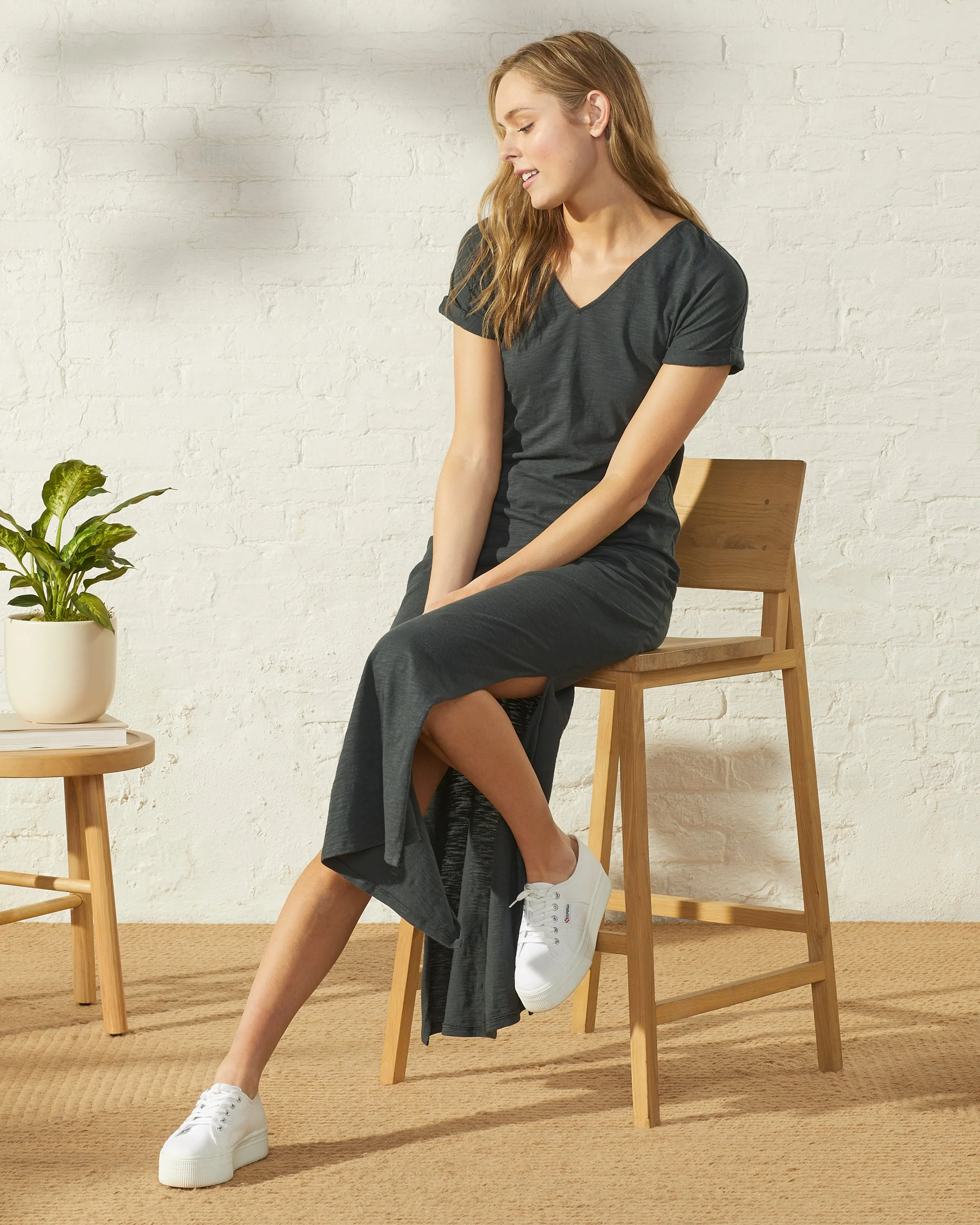 V-Neck Maxi Dress sold by UpWest product image thumbnail 5