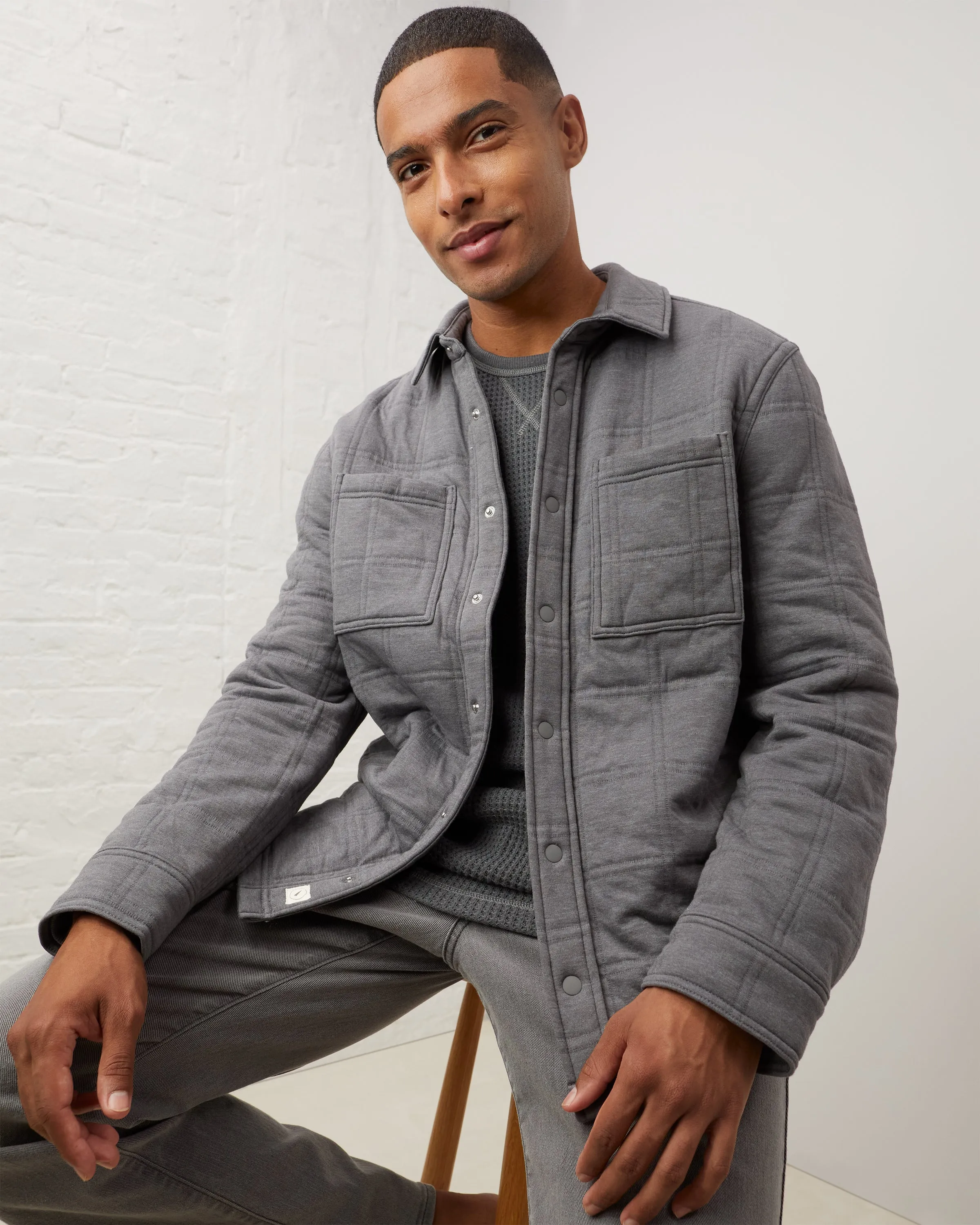 Quilted Shacket sold by UpWest product image thumbnail 4
