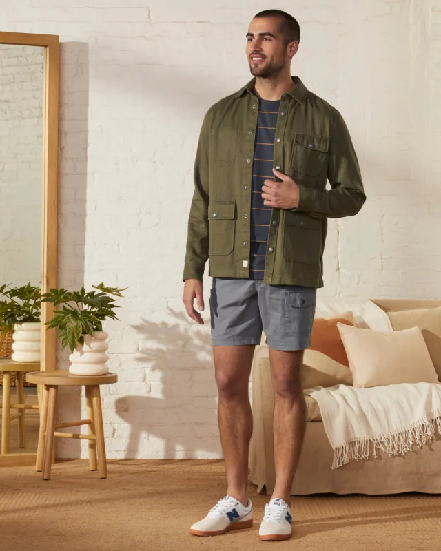 Hemp Utility Shirt Jacket sold by UpWest