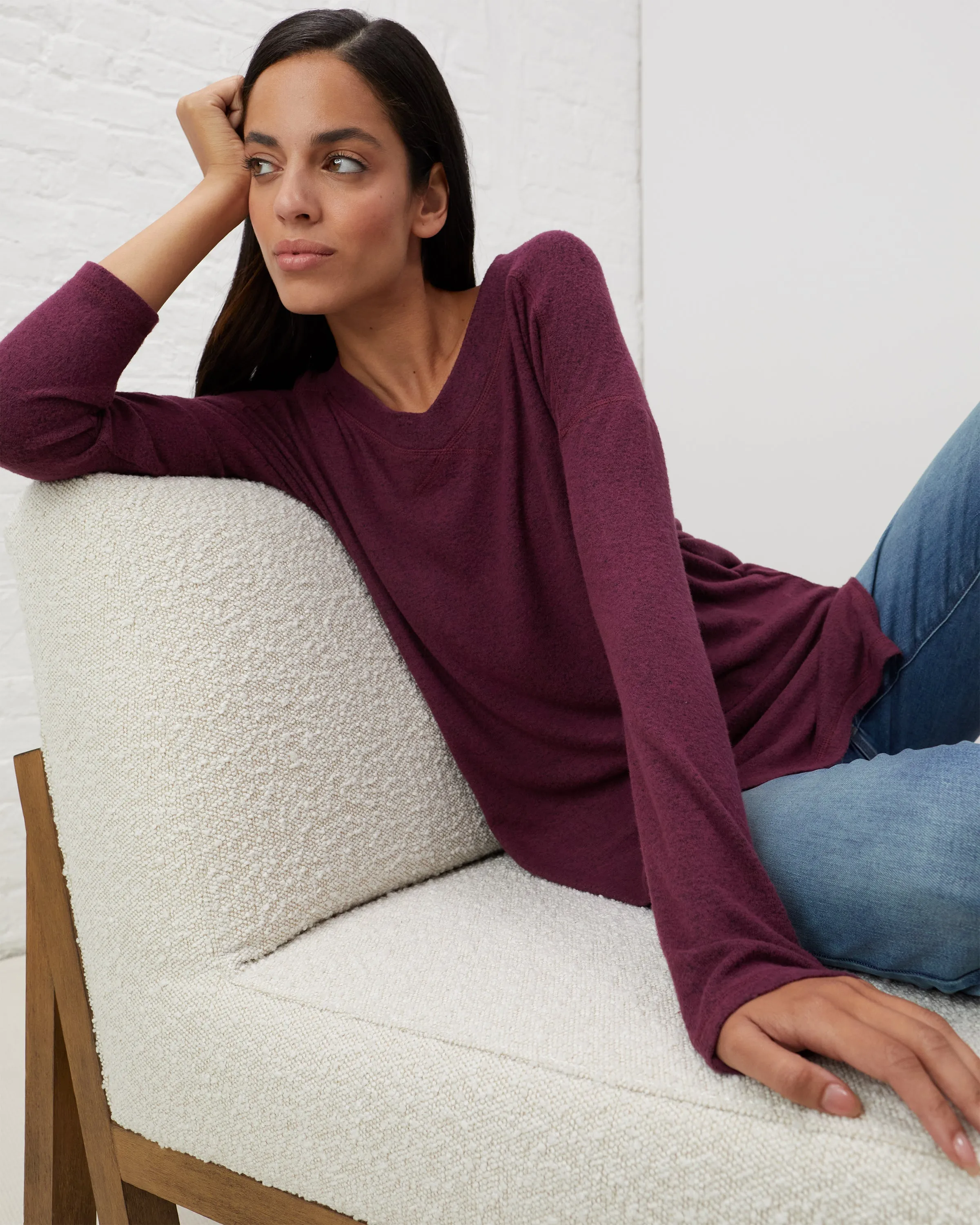 Ultra-Soft Oversized Top sold by UpWest product image thumbnail 4