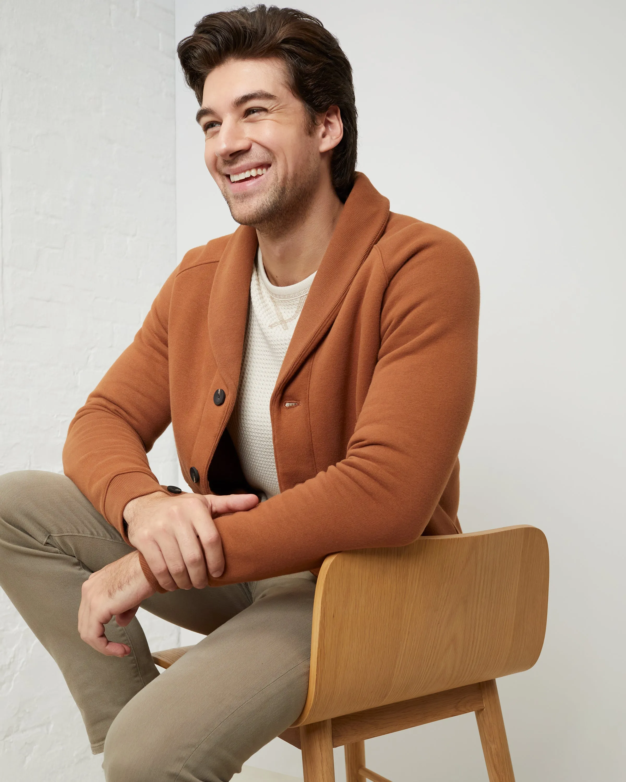 Super-Soft Sweatshirt Cardigan sold by UpWest