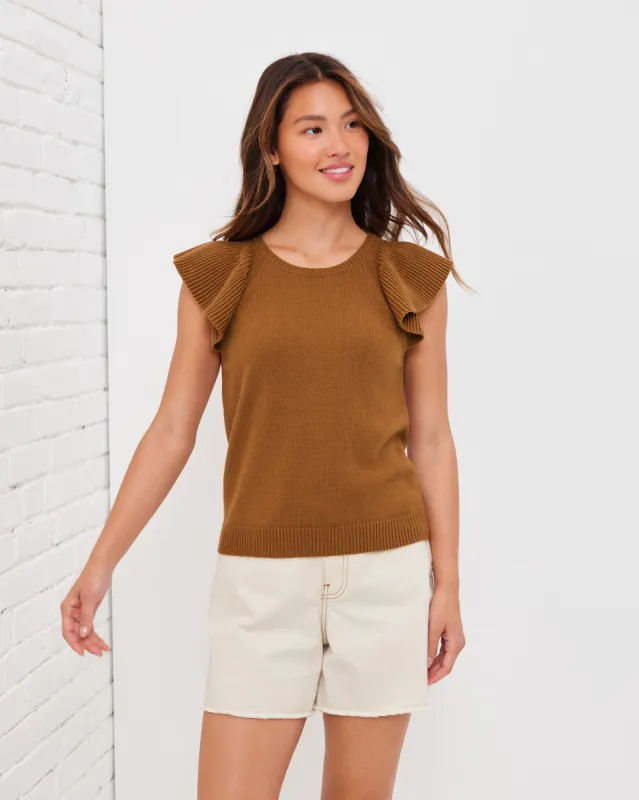 Weekend Flutter Sleeve Top sold by UpWest