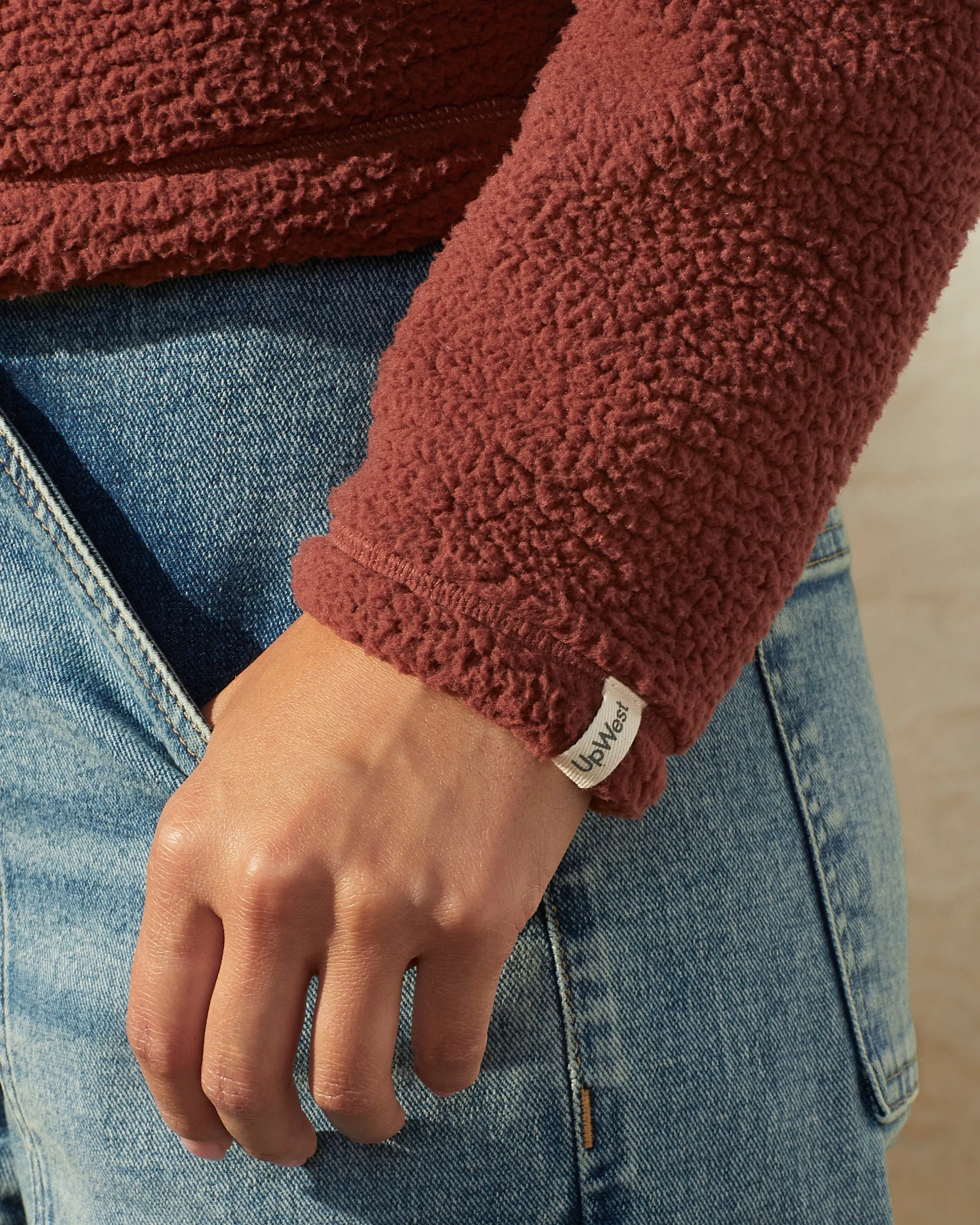 Cozy Sherpa Full Zip sold by UpWest product image thumbnail 4