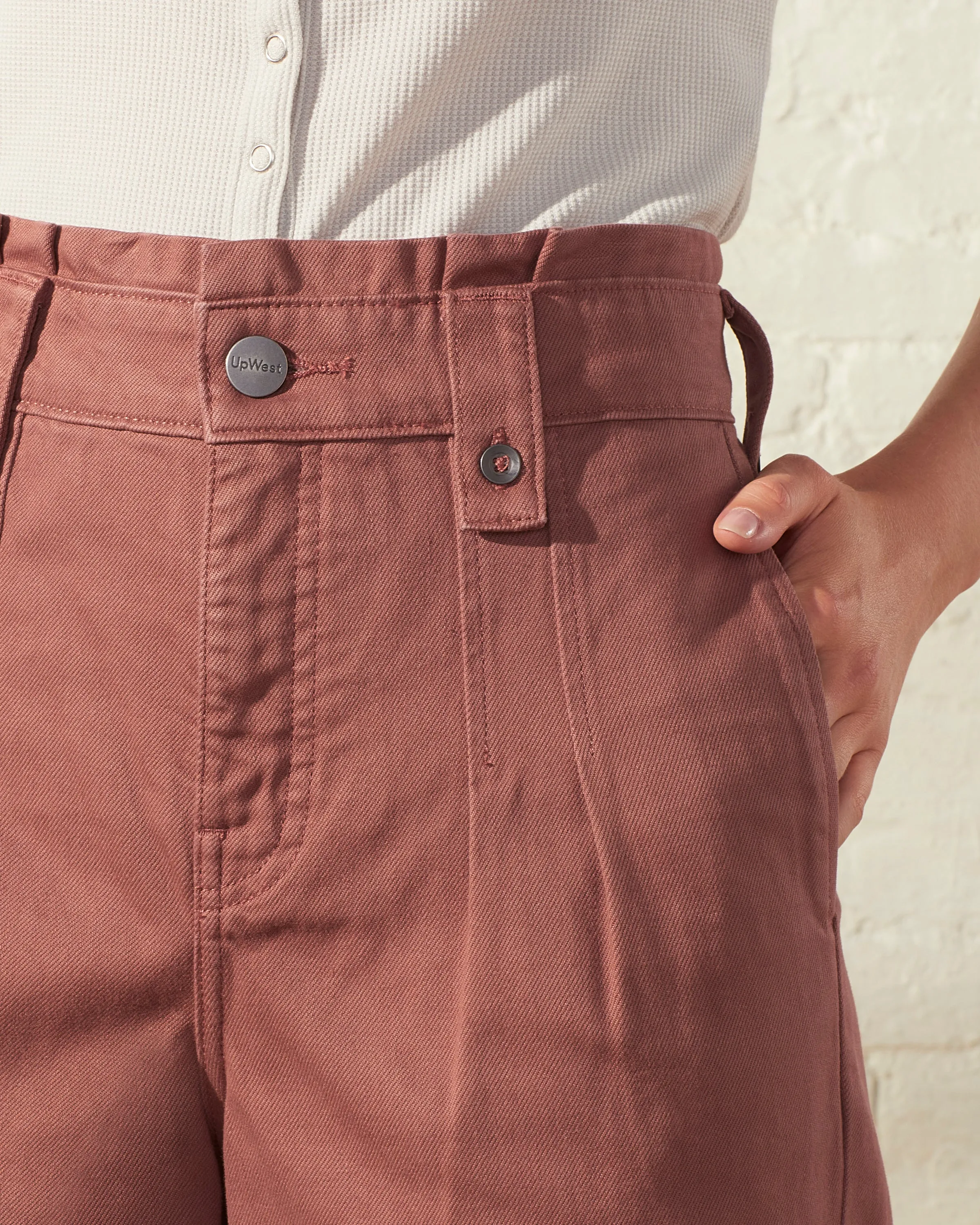 Pleated Wide-Leg Trouser sold by UpWest product image thumbnail 3