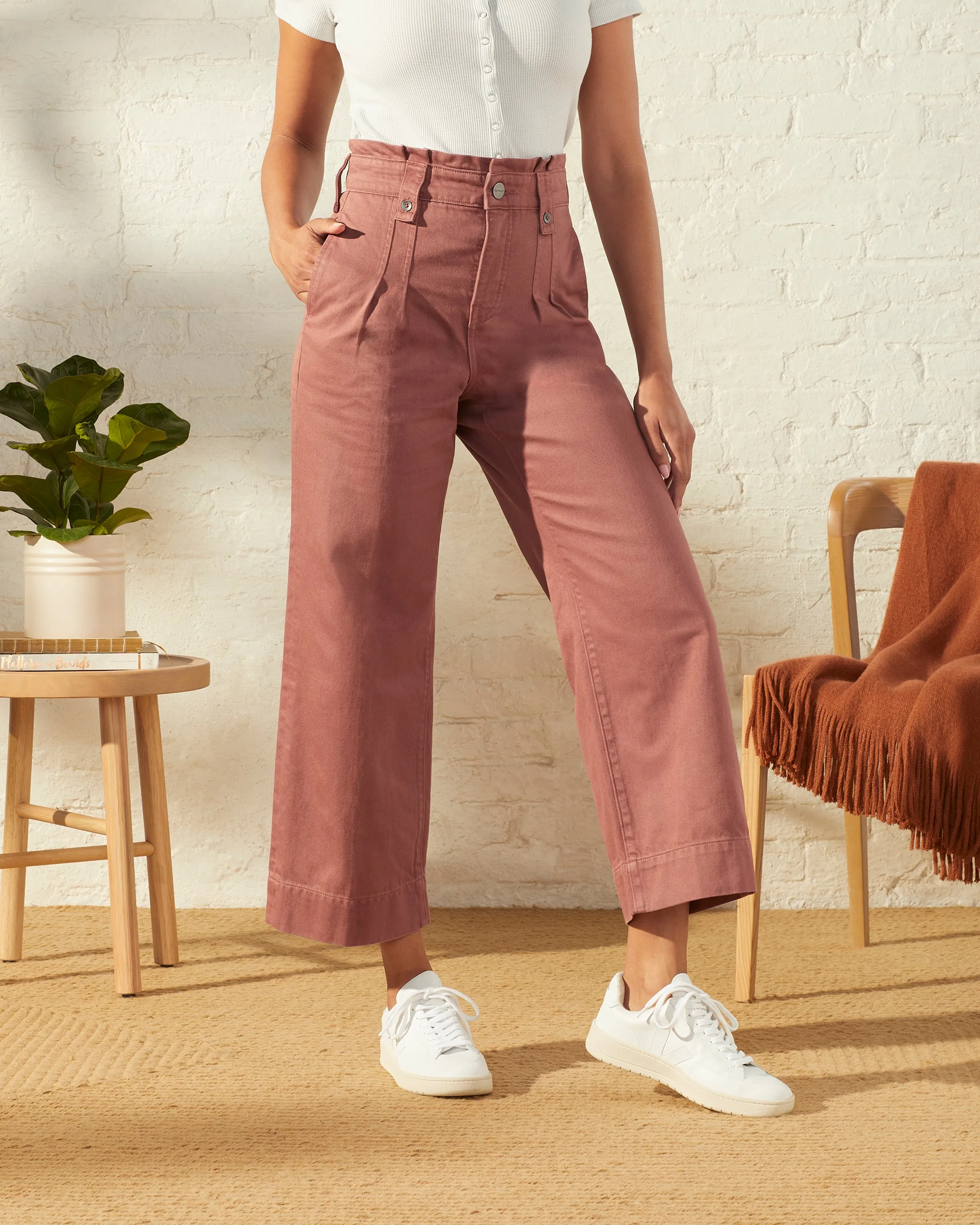 Pleated Wide-Leg Trouser sold by UpWest product image thumbnail 4