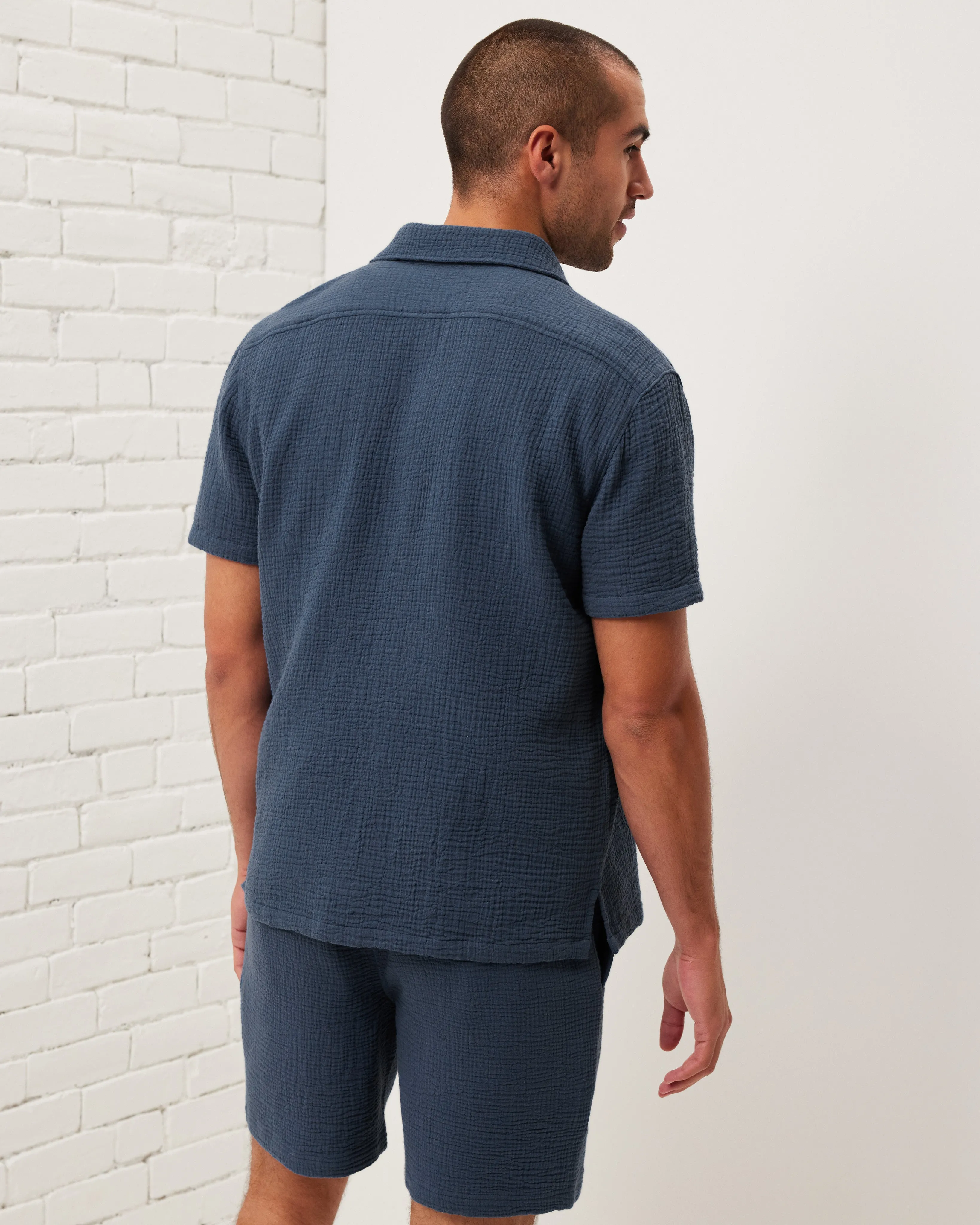 Coastal Cotton Button-Up Shirt sold by UpWest product image thumbnail 2