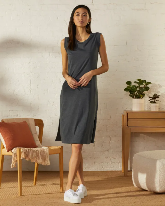 Cap-Sleeve Midi Dress sold by UpWest