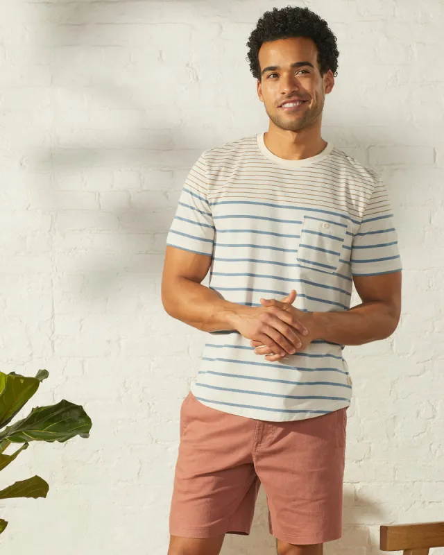 All-Over Stripe Tee sold by UpWest