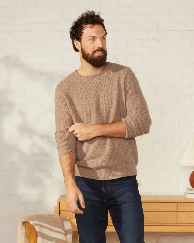 Recycled Cashmere Blend Crewneck sold by UpWest