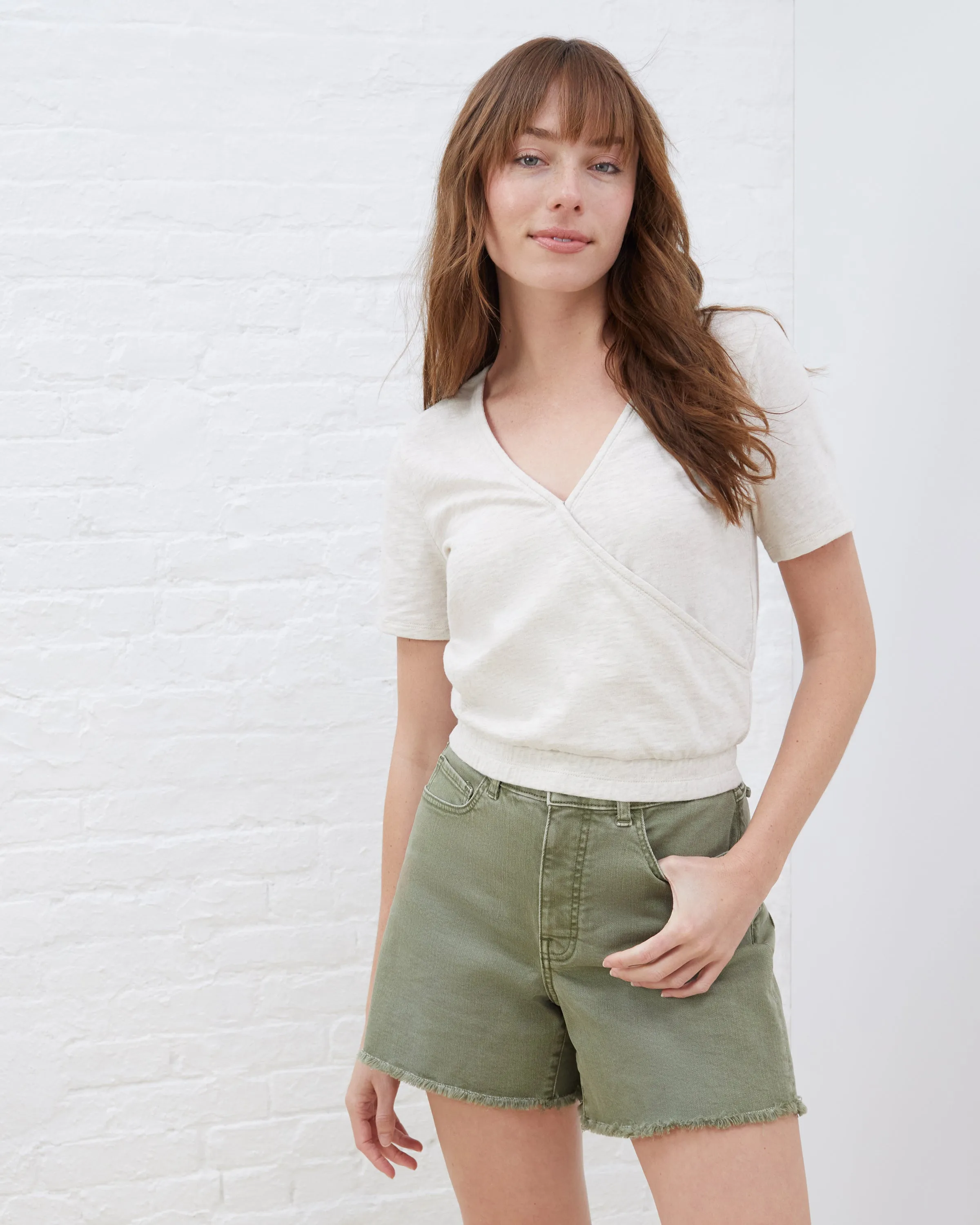 Open-Back Wrap Tee sold by UpWest