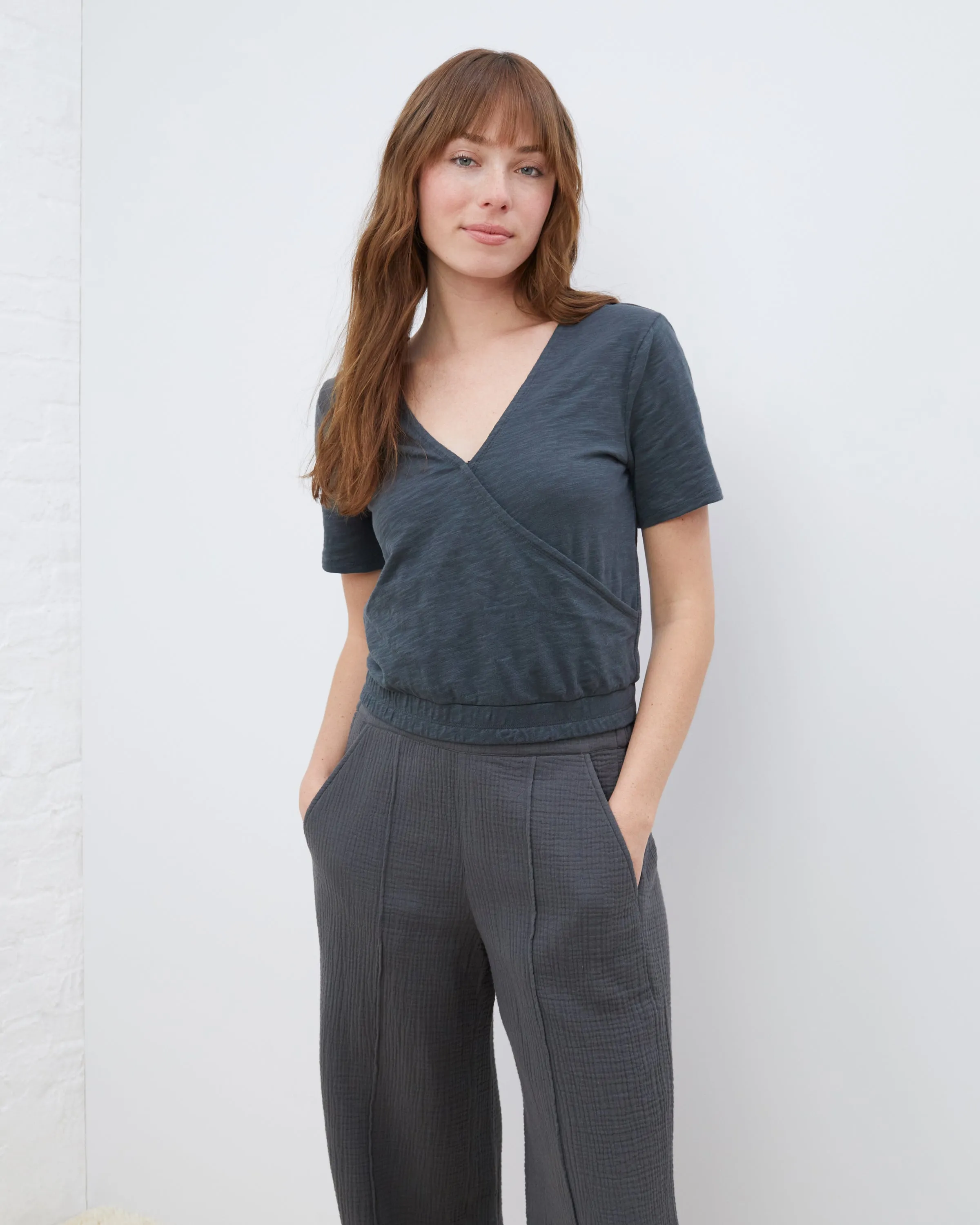 Open-Back Wrap Tee sold by UpWest product image thumbnail 5