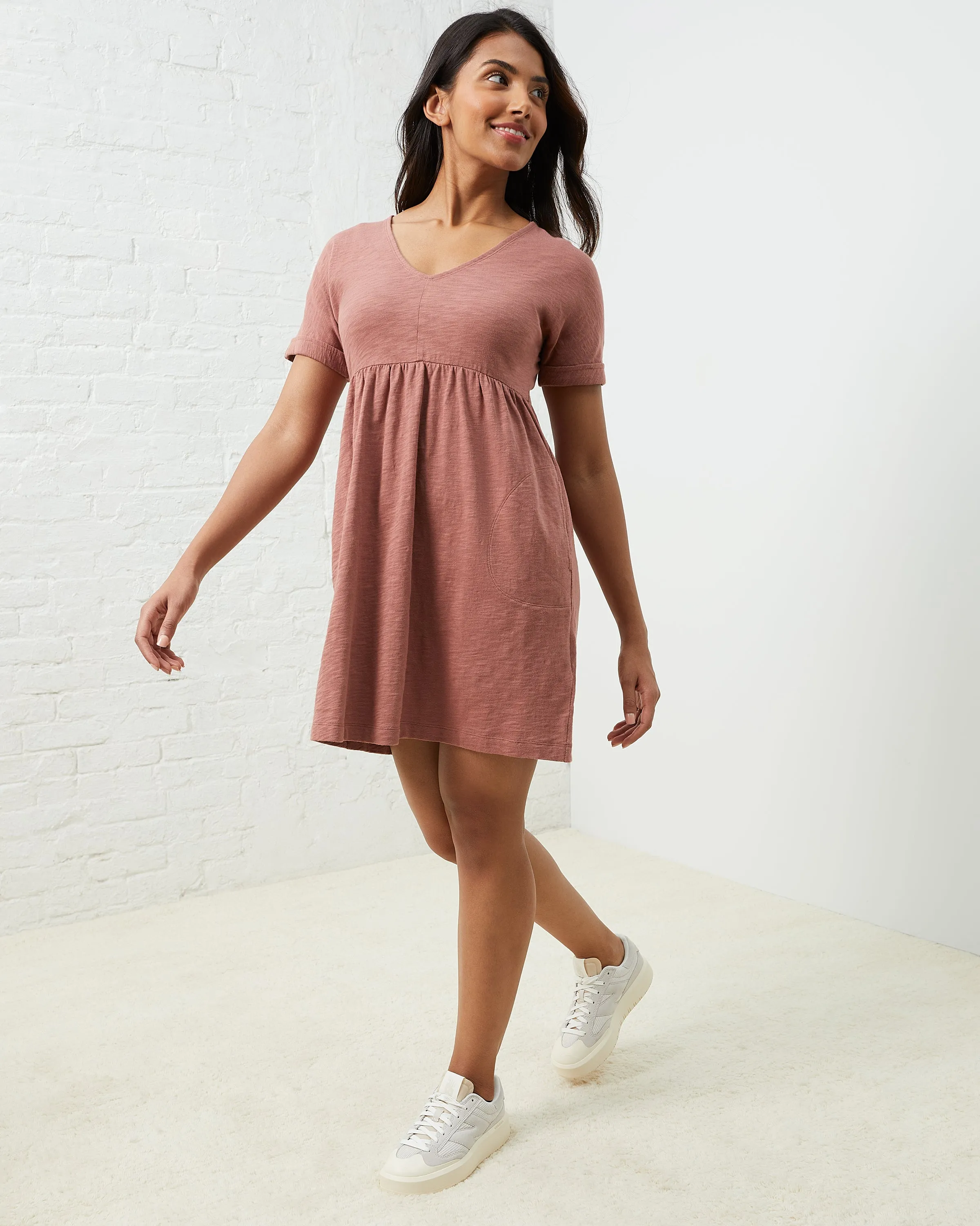 Perfect V-Neck Dress sold by UpWest product image thumbnail 4