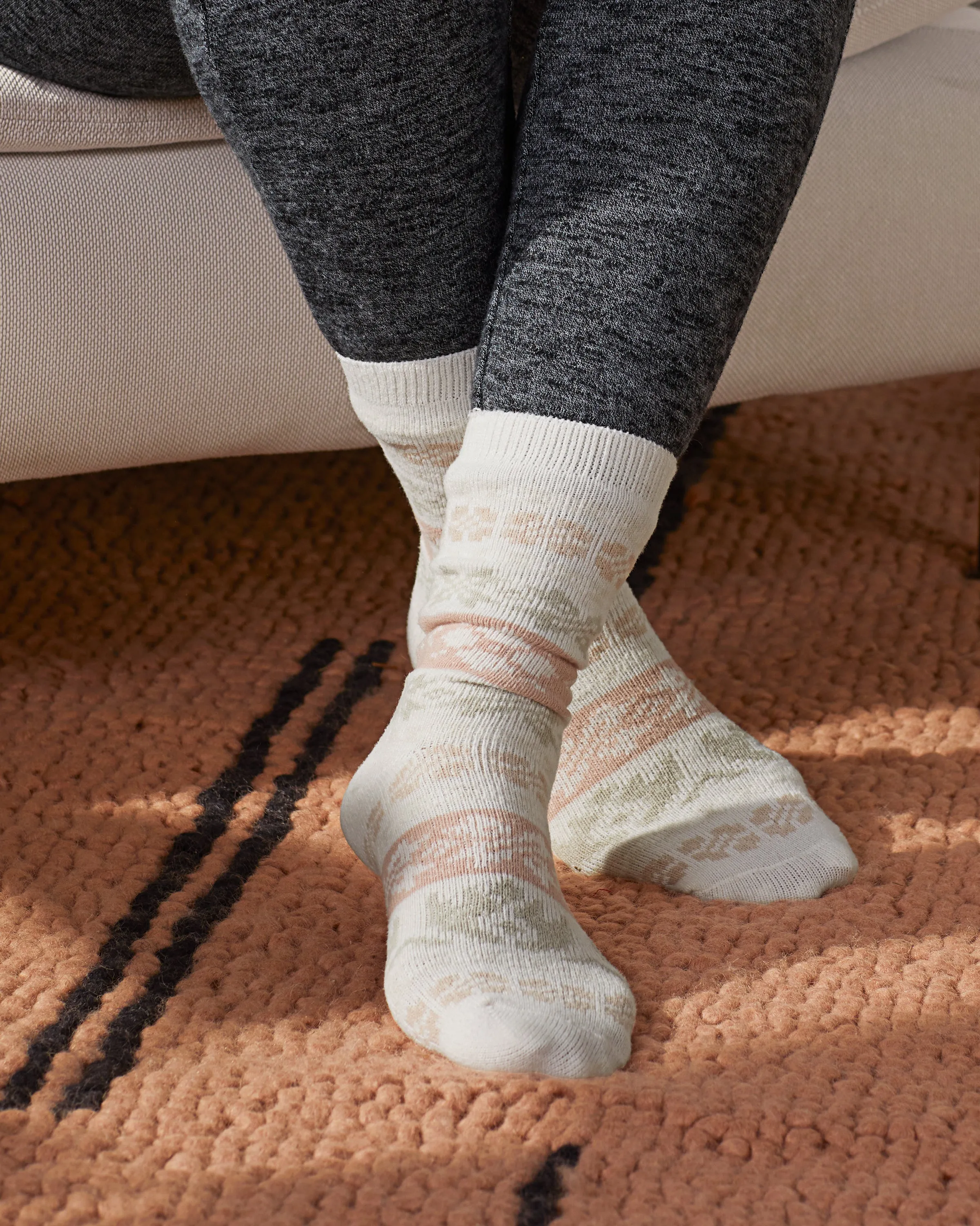 Cozy Fairisle Sock sold by UpWest