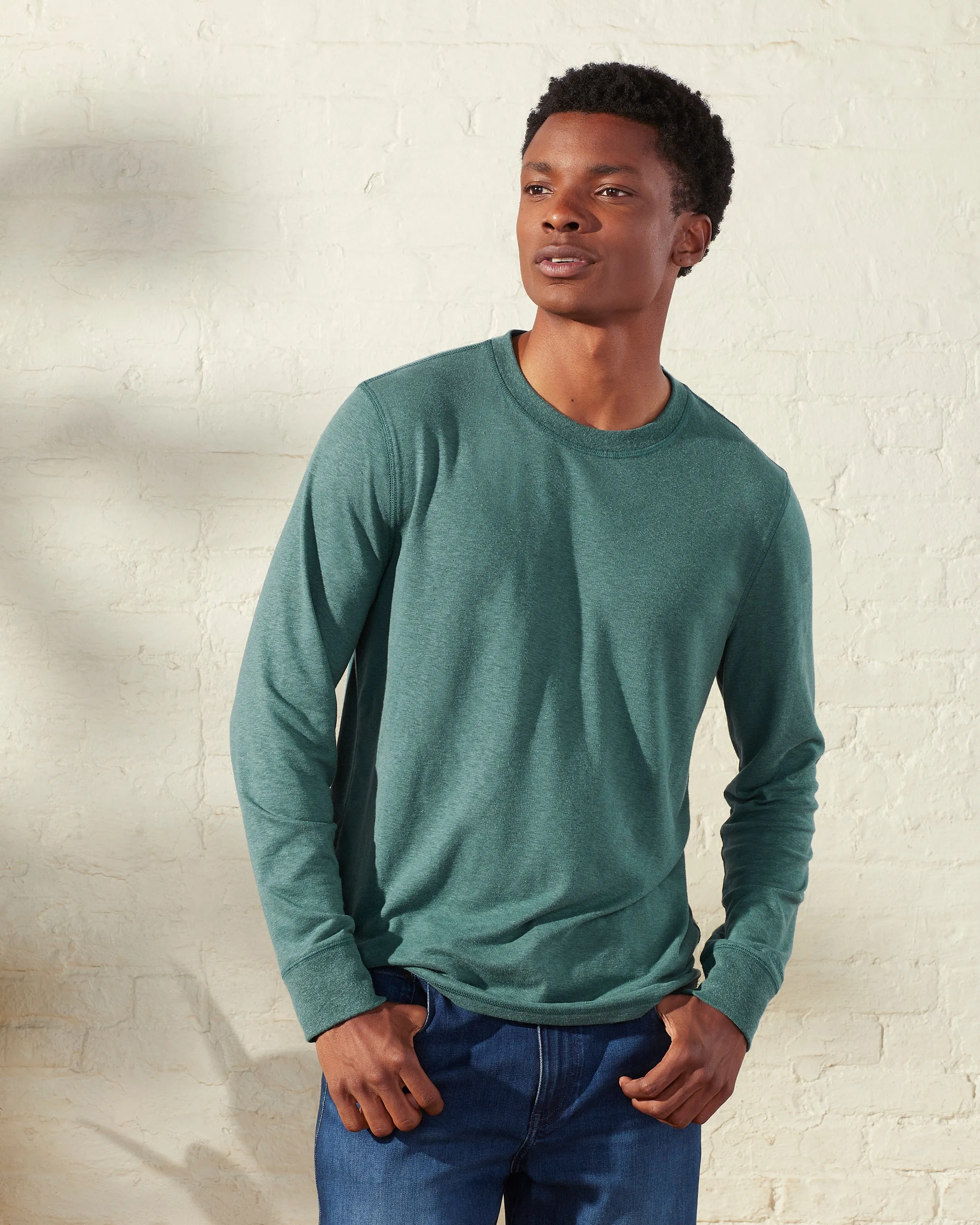 Hemp Jersey Long-Sleeve Tee sold by UpWest